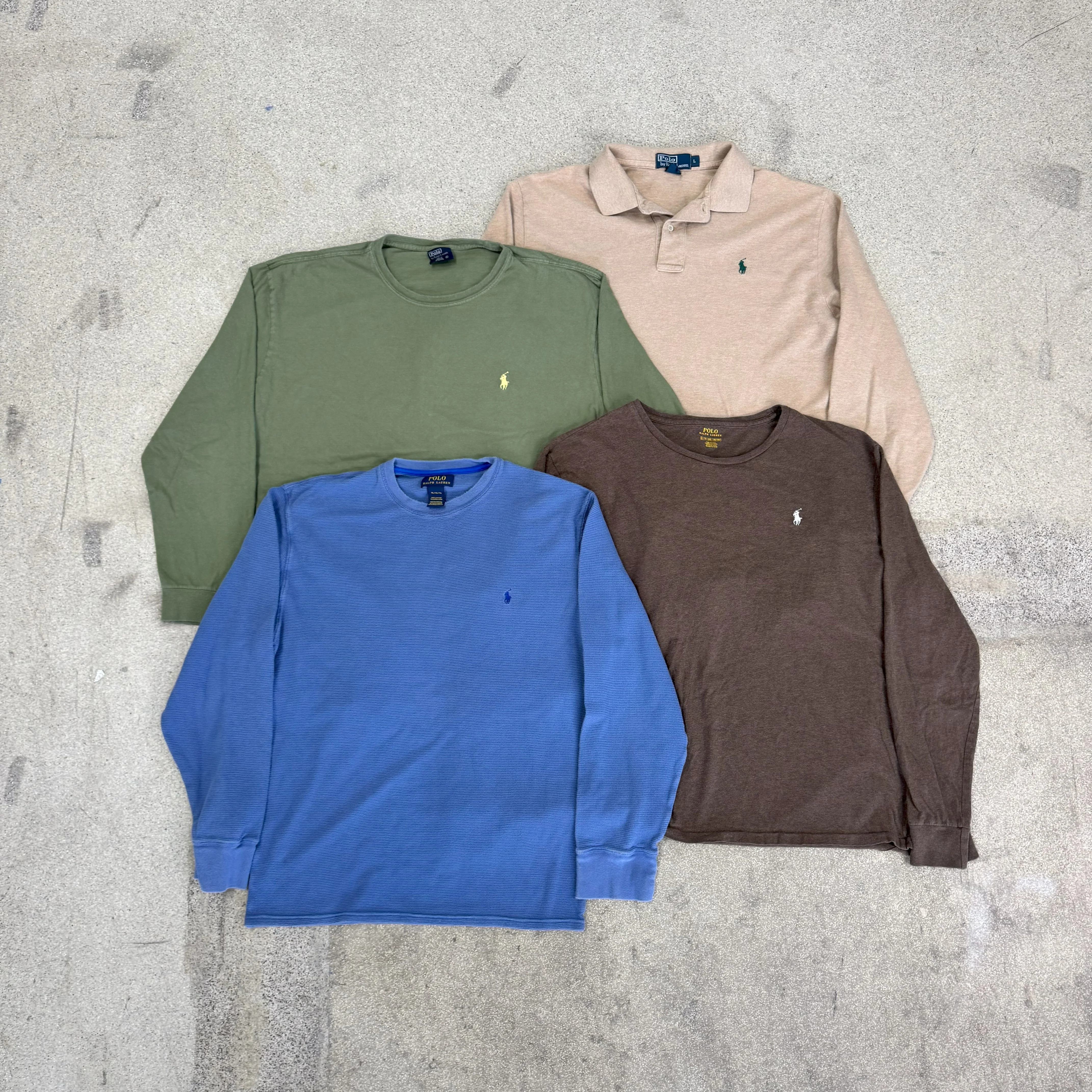 RALPH LAUREN LONG SLEEVE T-SHIRTS GRADE B