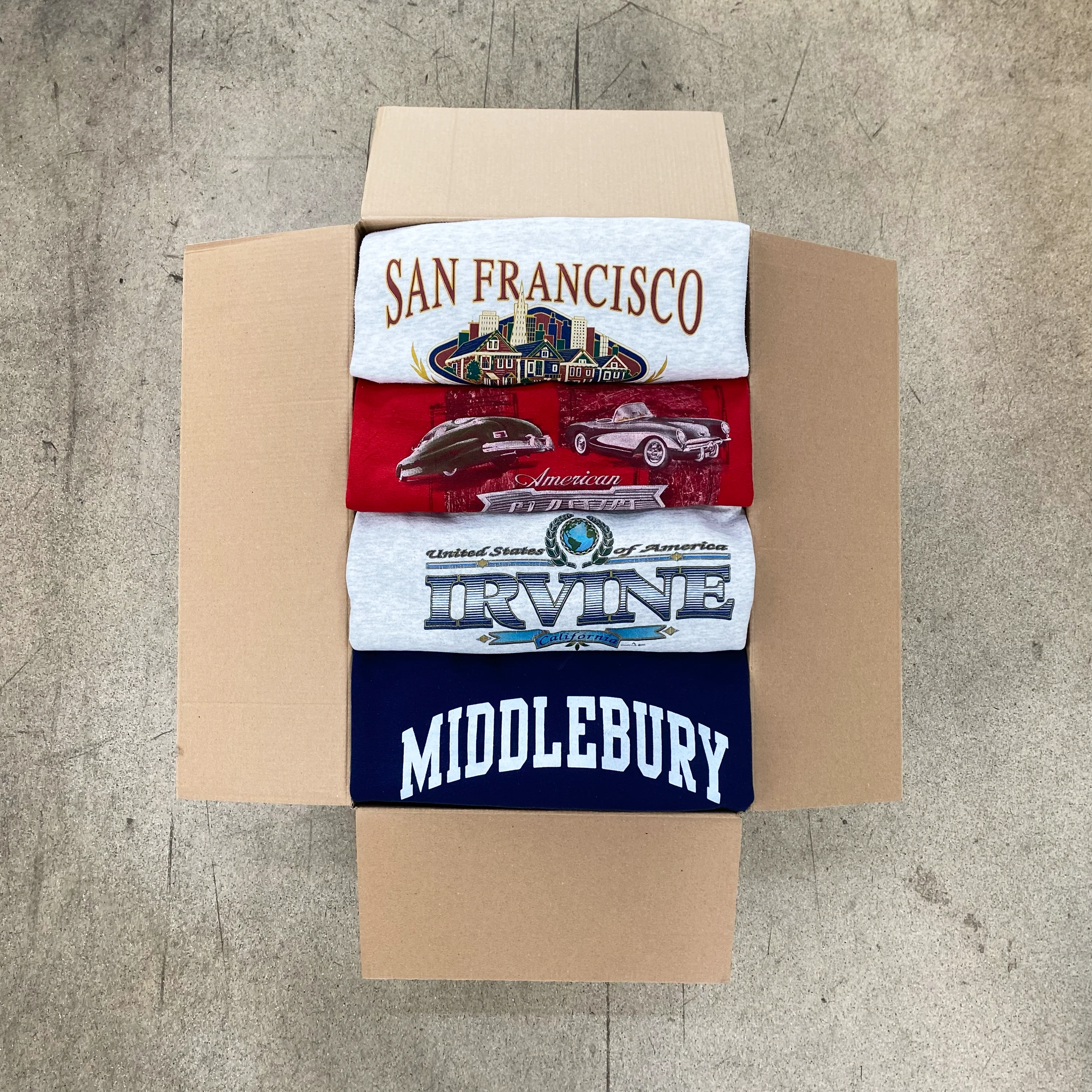 VINTAGE PRINTED SWEATSHIRTS GRADE B