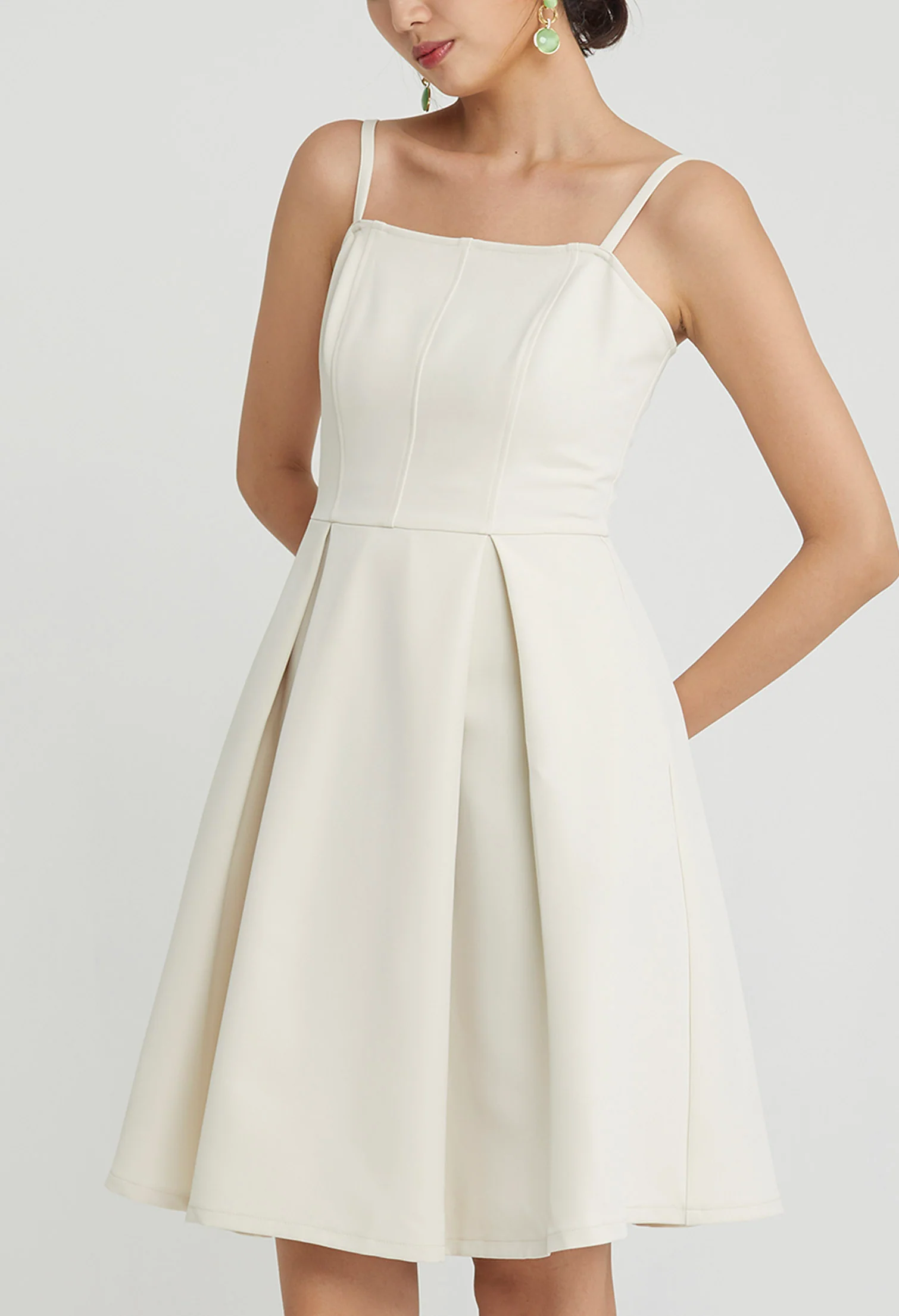 Grace Pleated Midi Dress