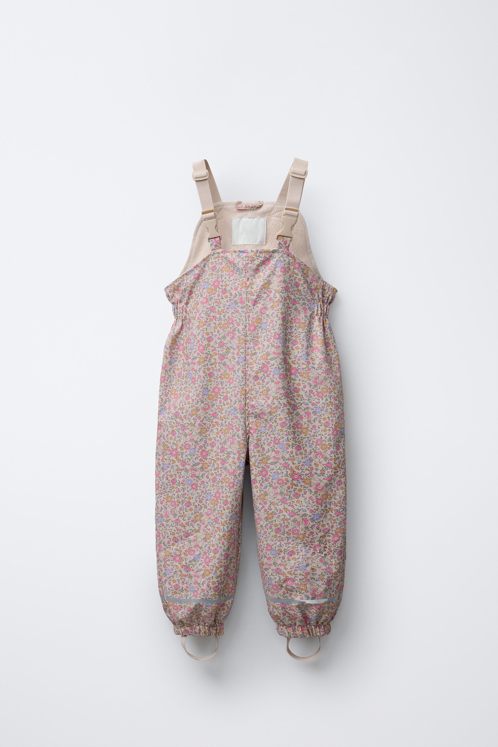 RUBBERIZED WATER-RESISTANT PRINTED OVERALLS