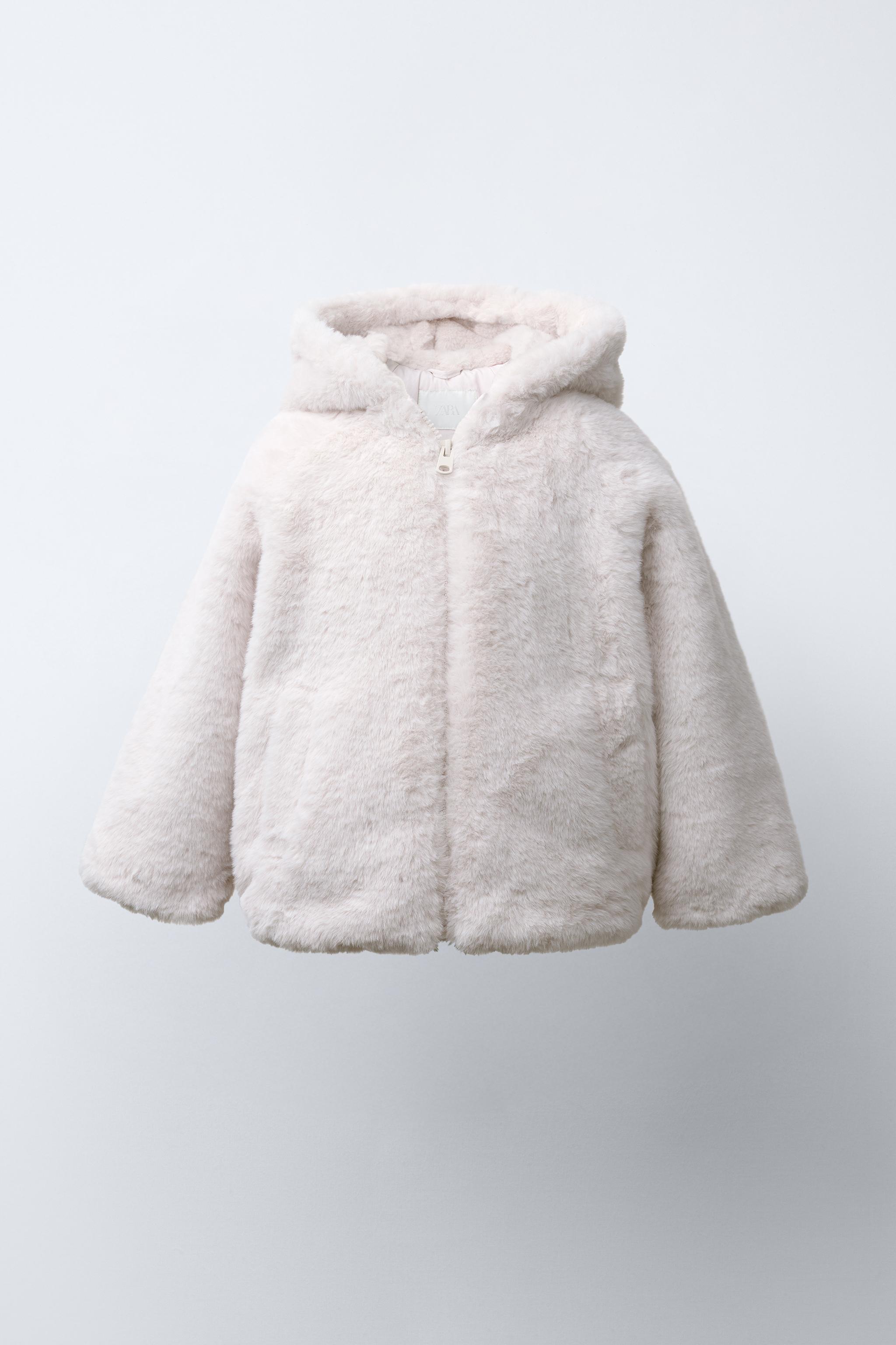 FAUX FUR HOODIE JACKET