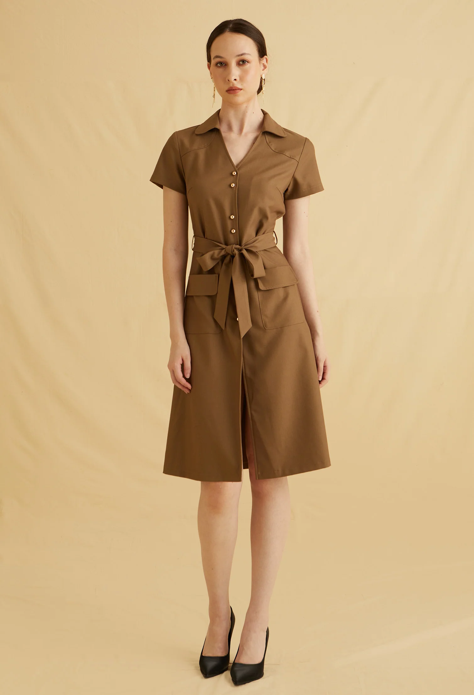 Modern Poise Midi Dress