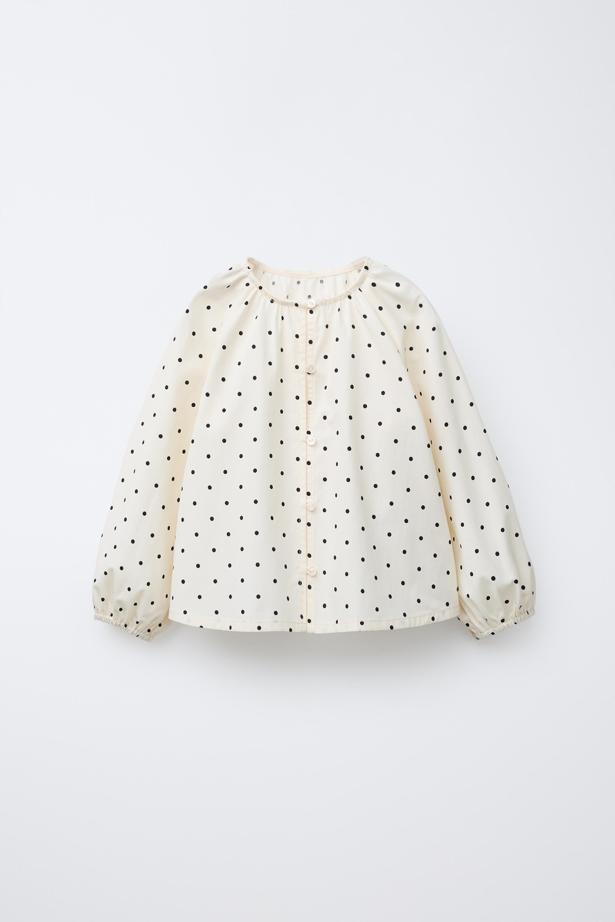 POLKA DOT BLOUSE