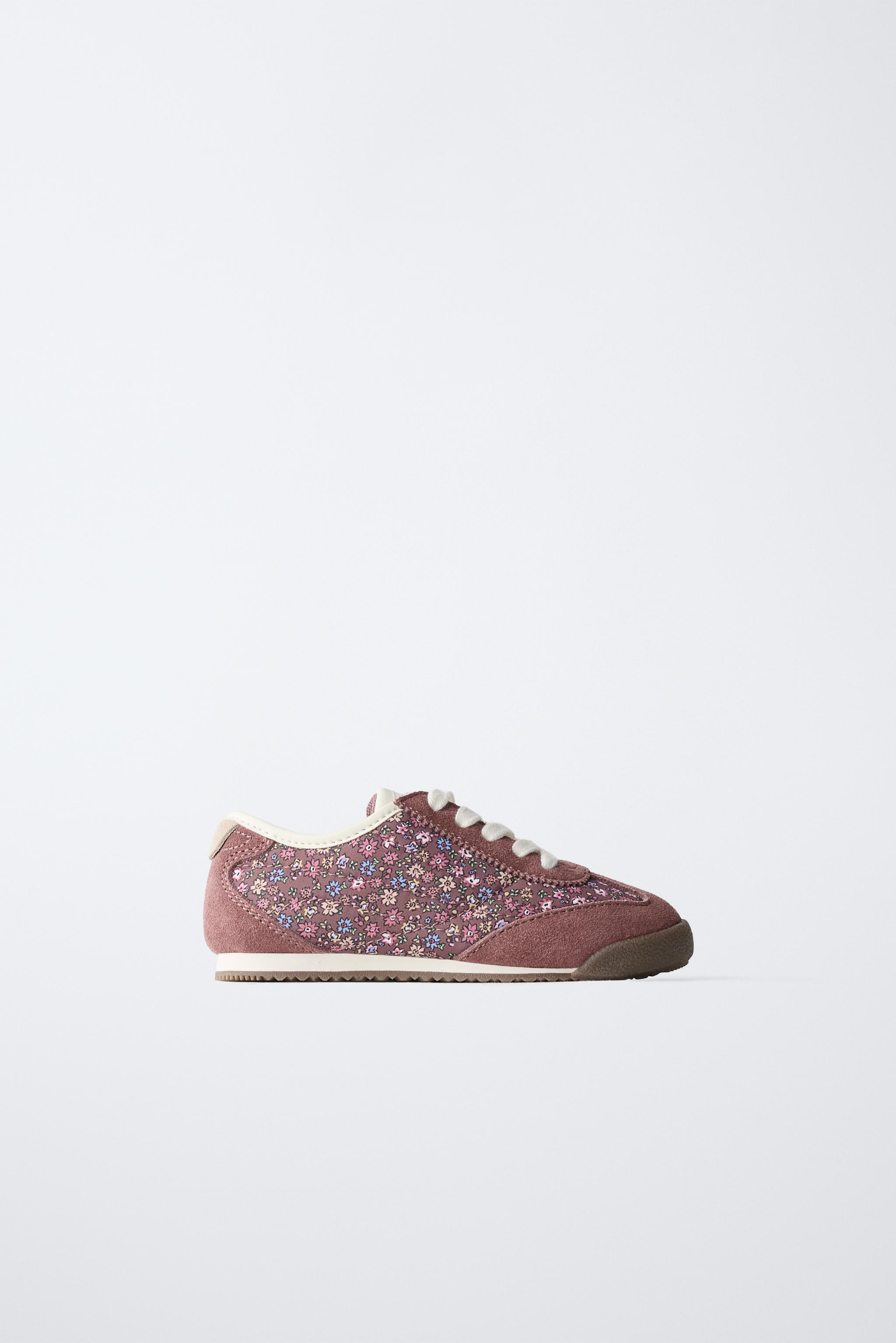 FLOWER PRINT SNEAKERS