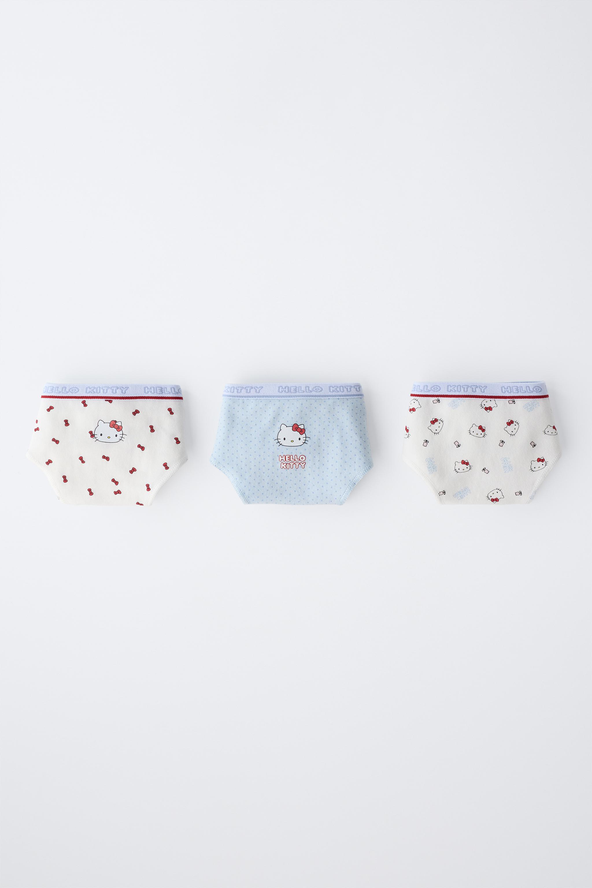 6-14 YEARS/ THREE-PACK OF HELLO KITTY © SANRIO UNDERWEAR