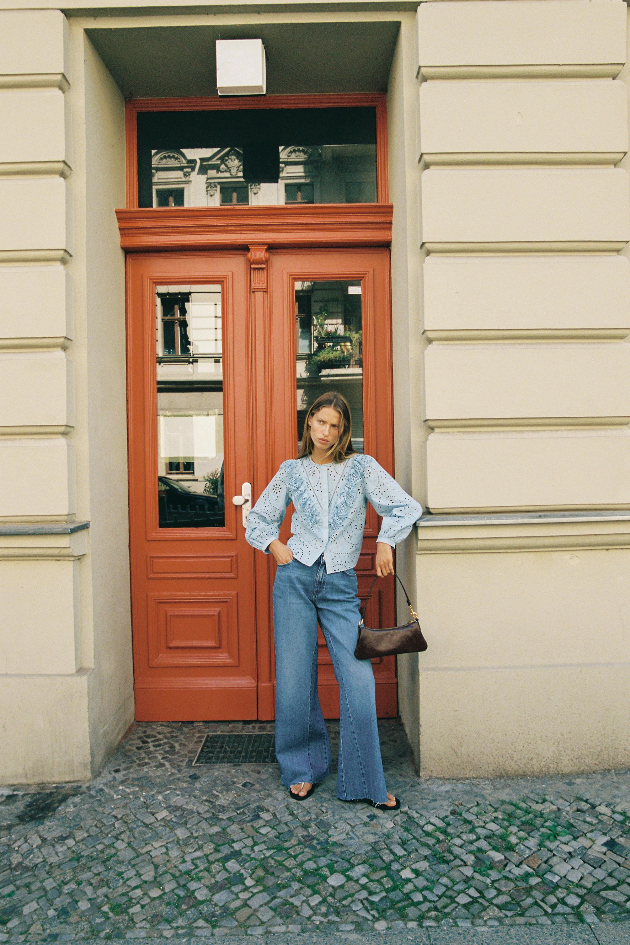 Z1975 HIGH RISE WIDE LEG JEANS