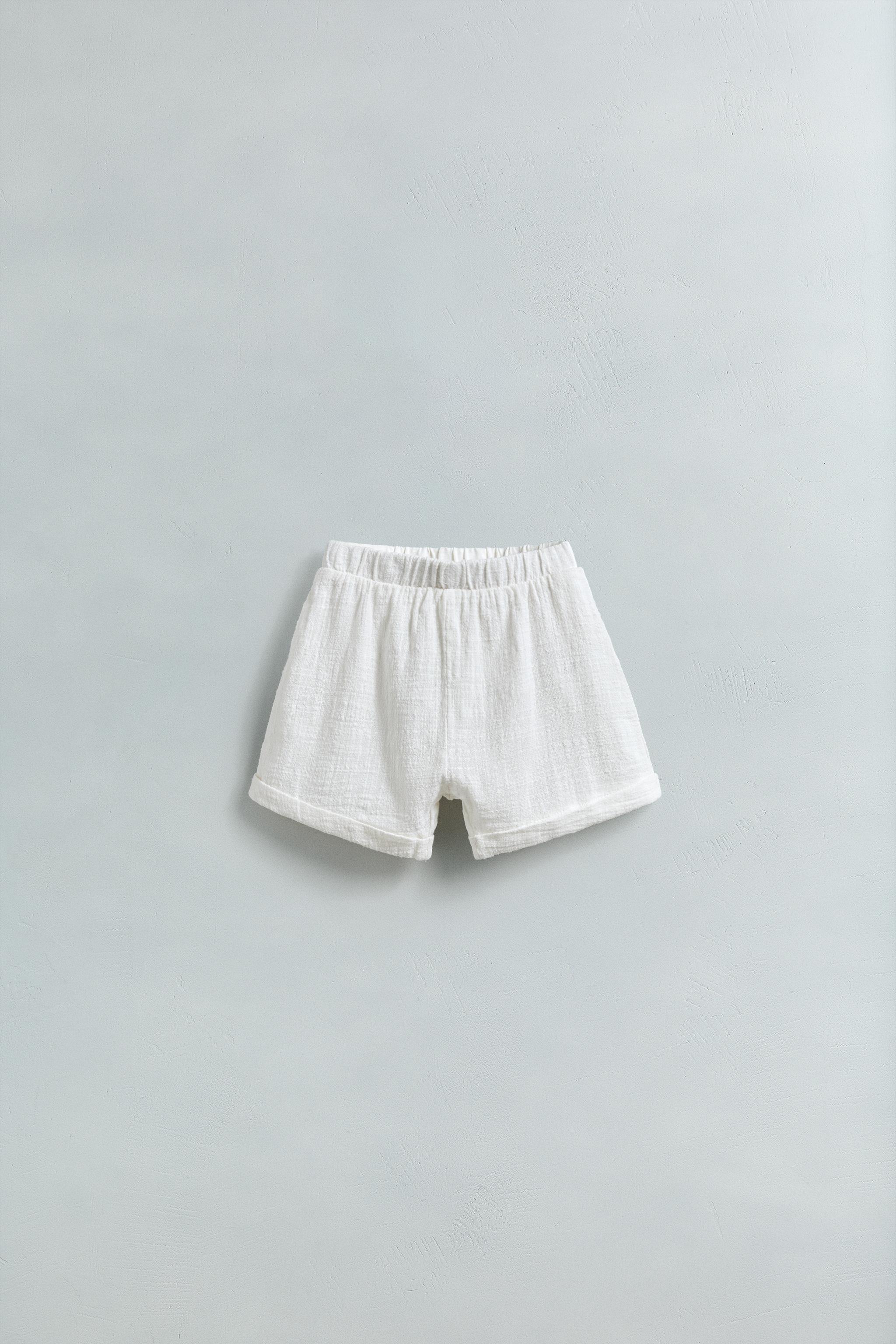 PLAIN COMBINATION BERMUDA SHORTS