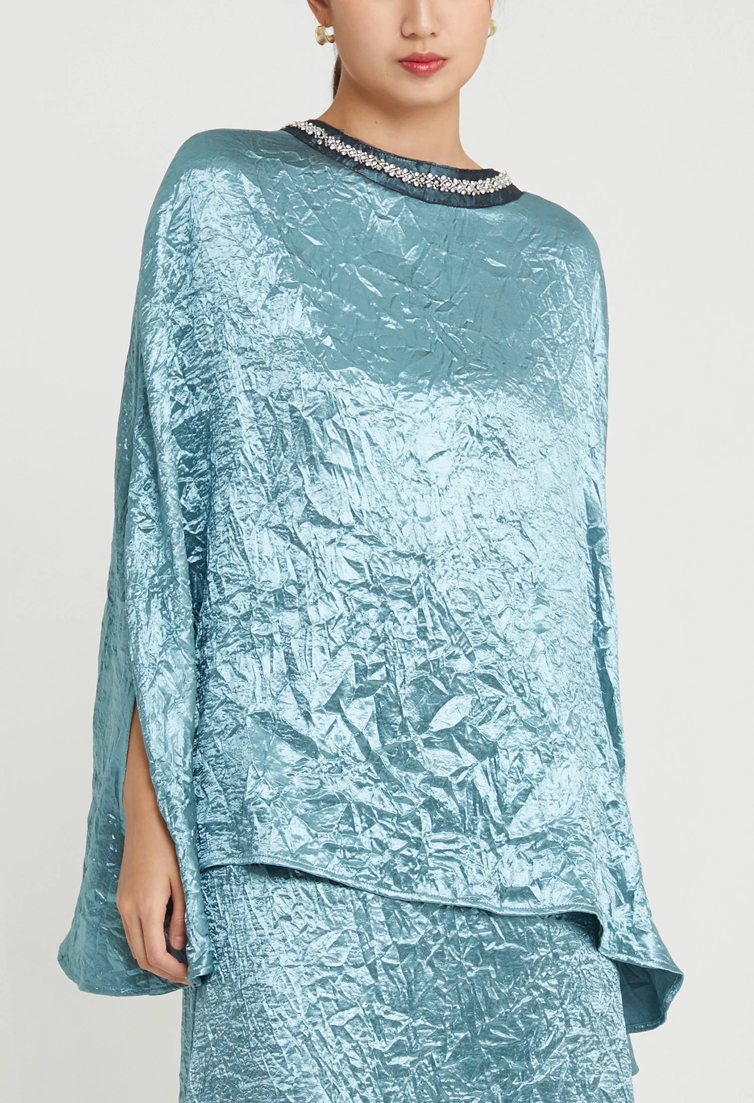 Two Way Jade Luxy Satin Top