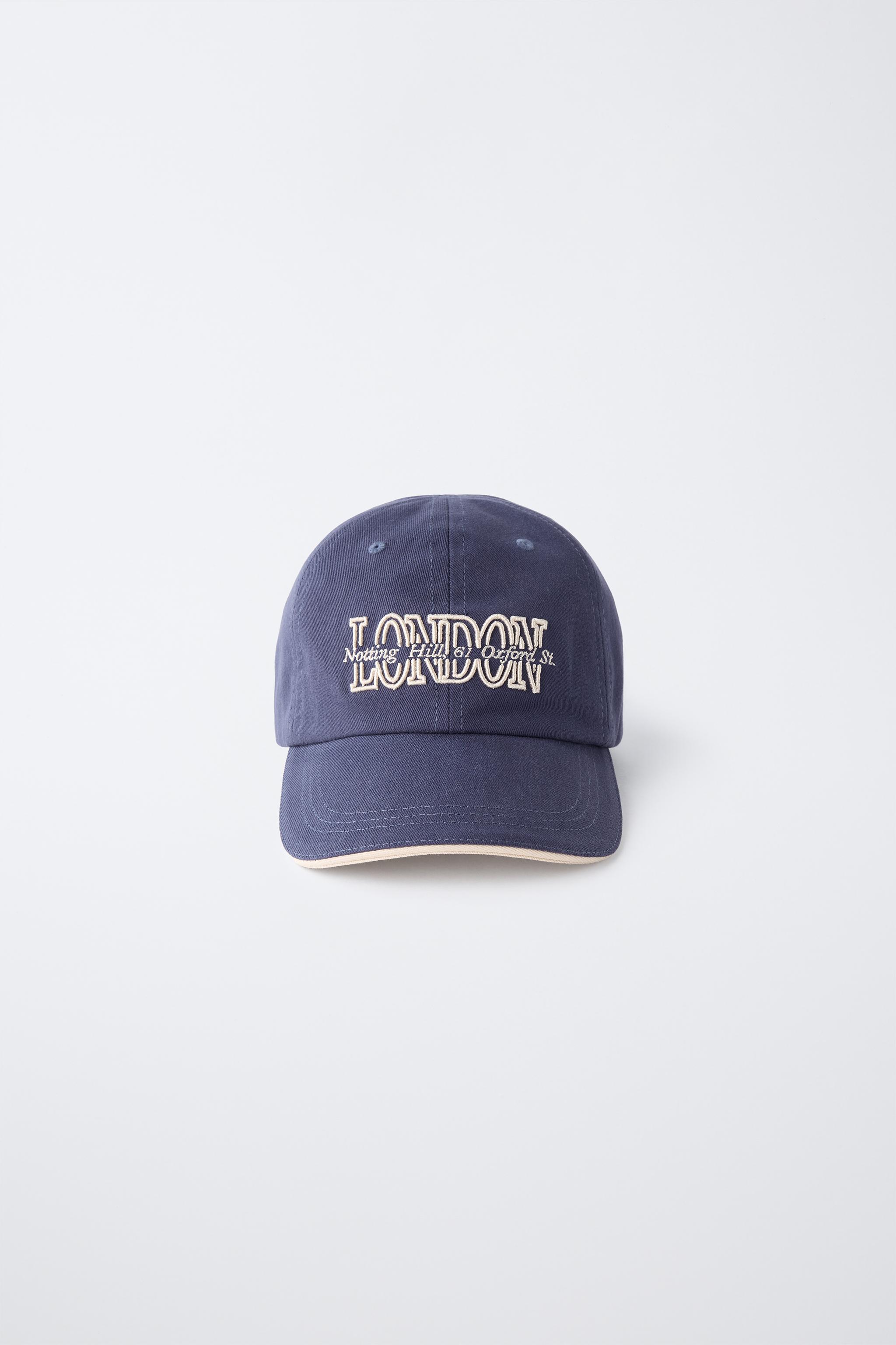 EMBROIDERED TEXT VARSITY CAP