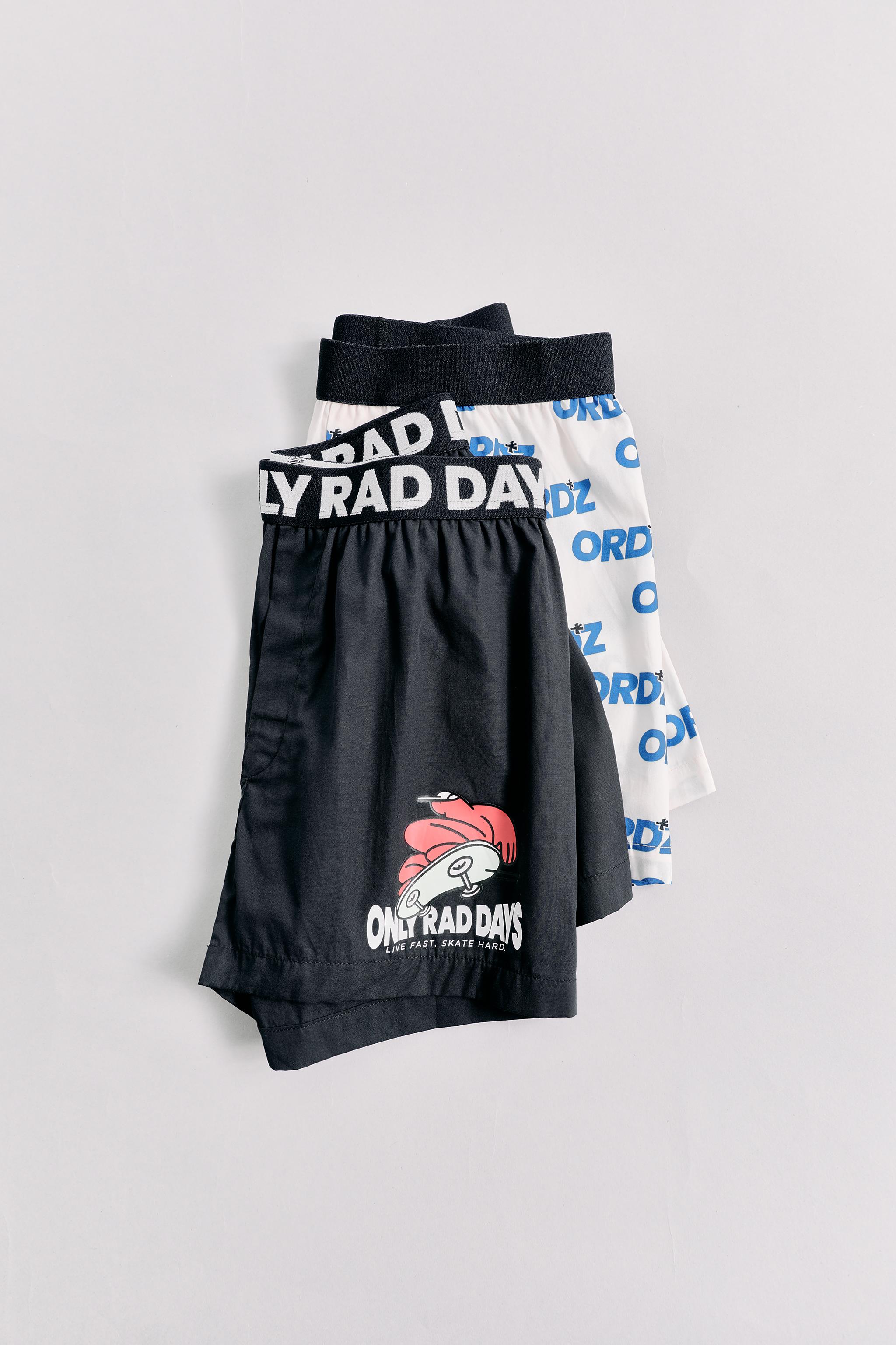 AGES 8-14 / TWO-PACK OF SKATE POPLIN BOXERS