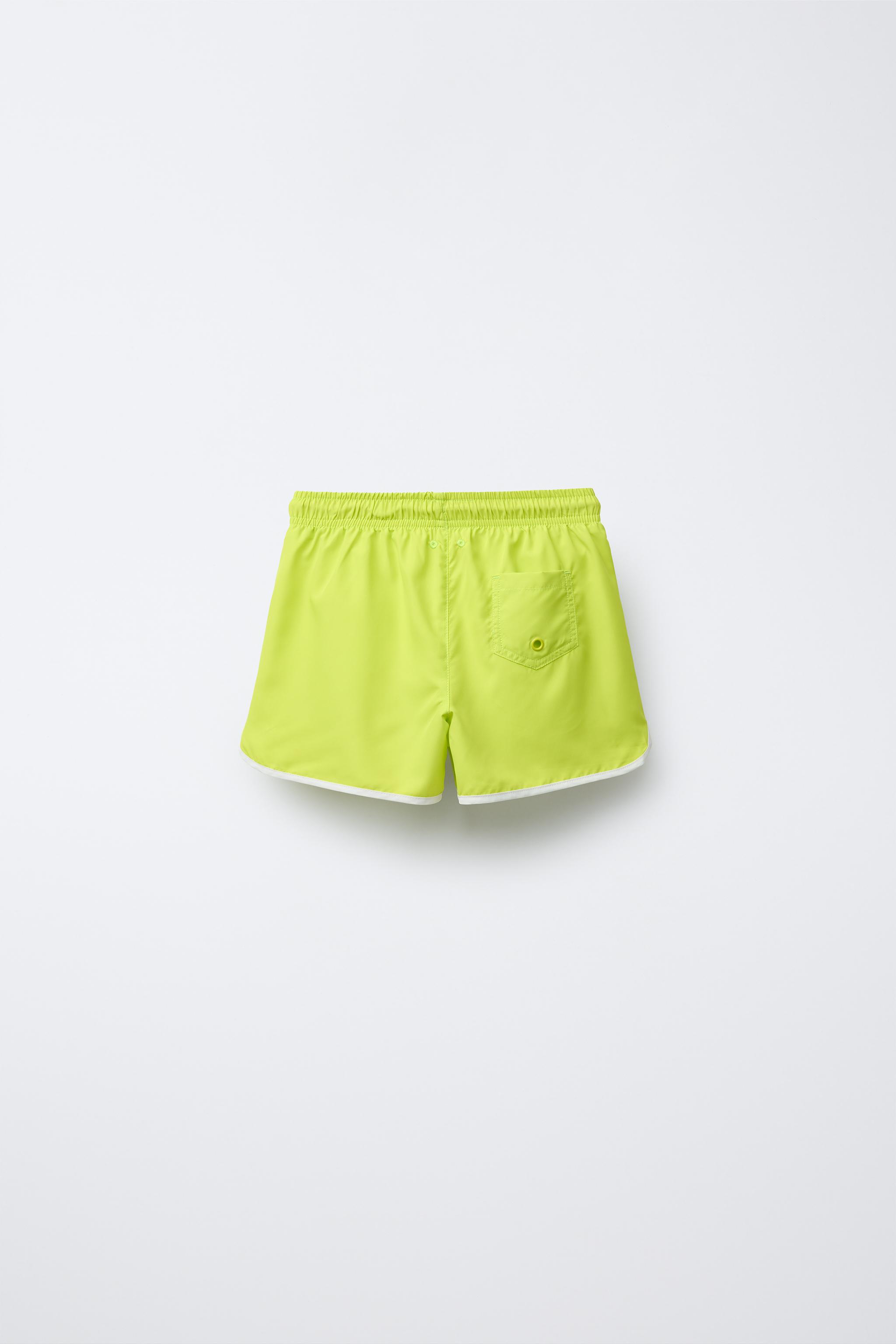 6-14 YEARS/ PALM TREE SWIM SHORTS