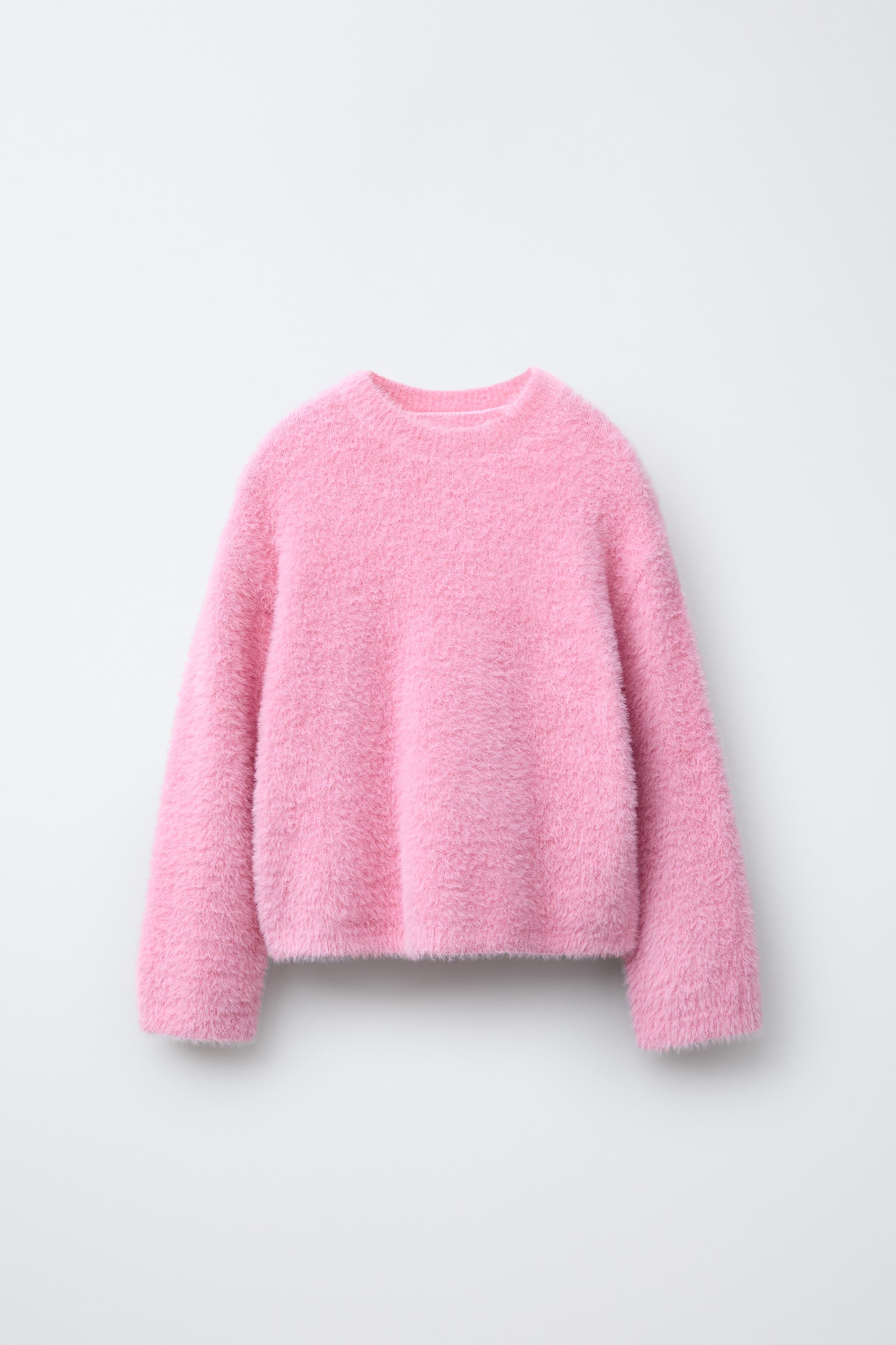 HAIR EFFECT KNIT SWEATER