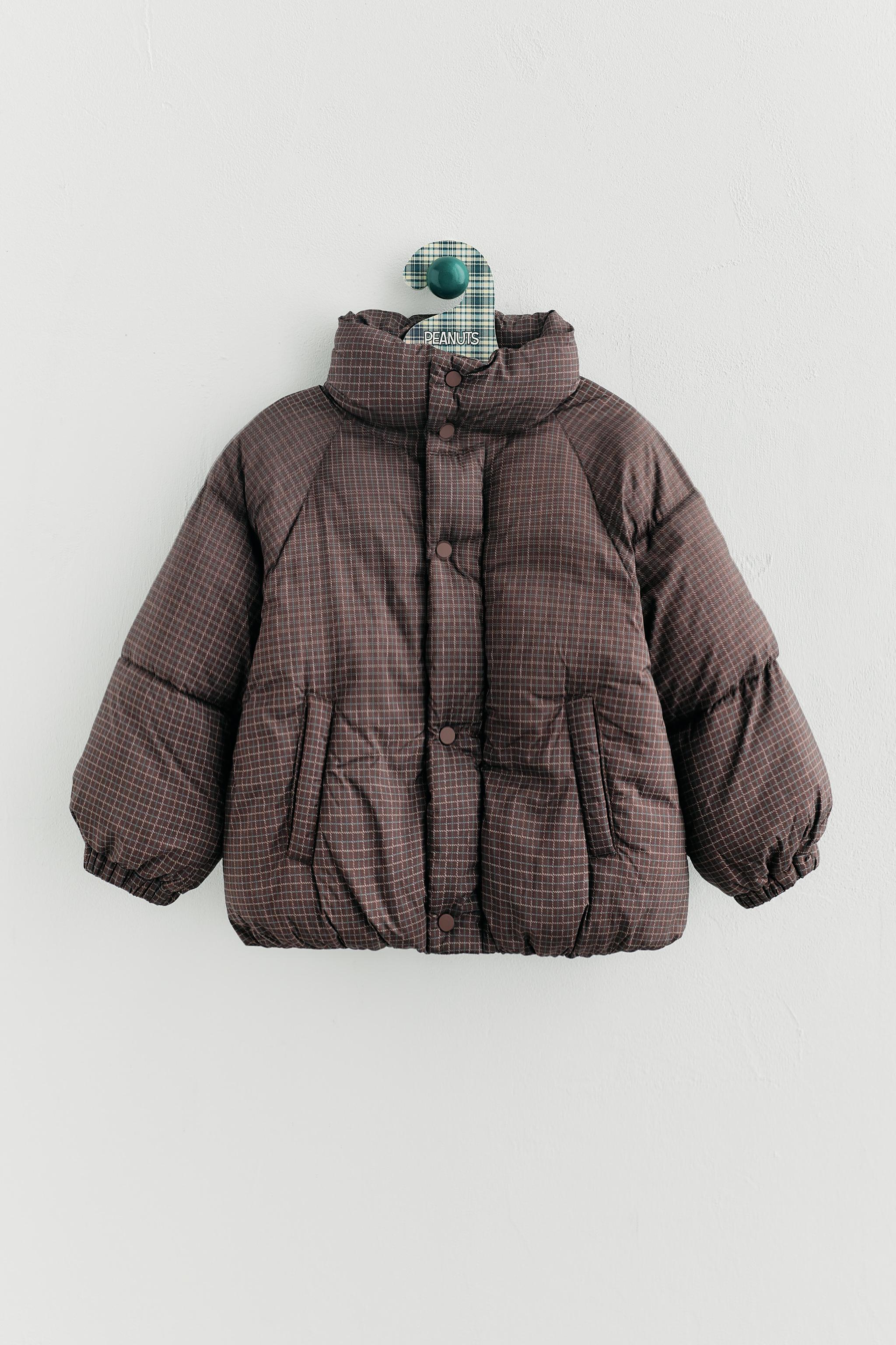 CHECKERED PUFFER JACKET