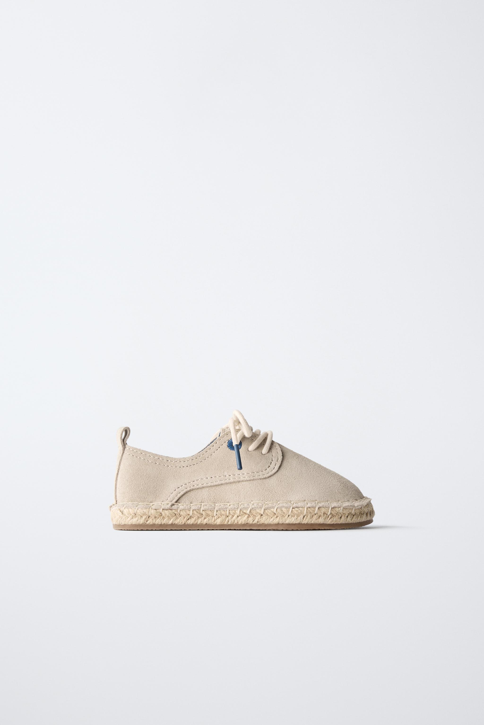 LIMITED EDITION JUTE LEATHER DERBY SHOES