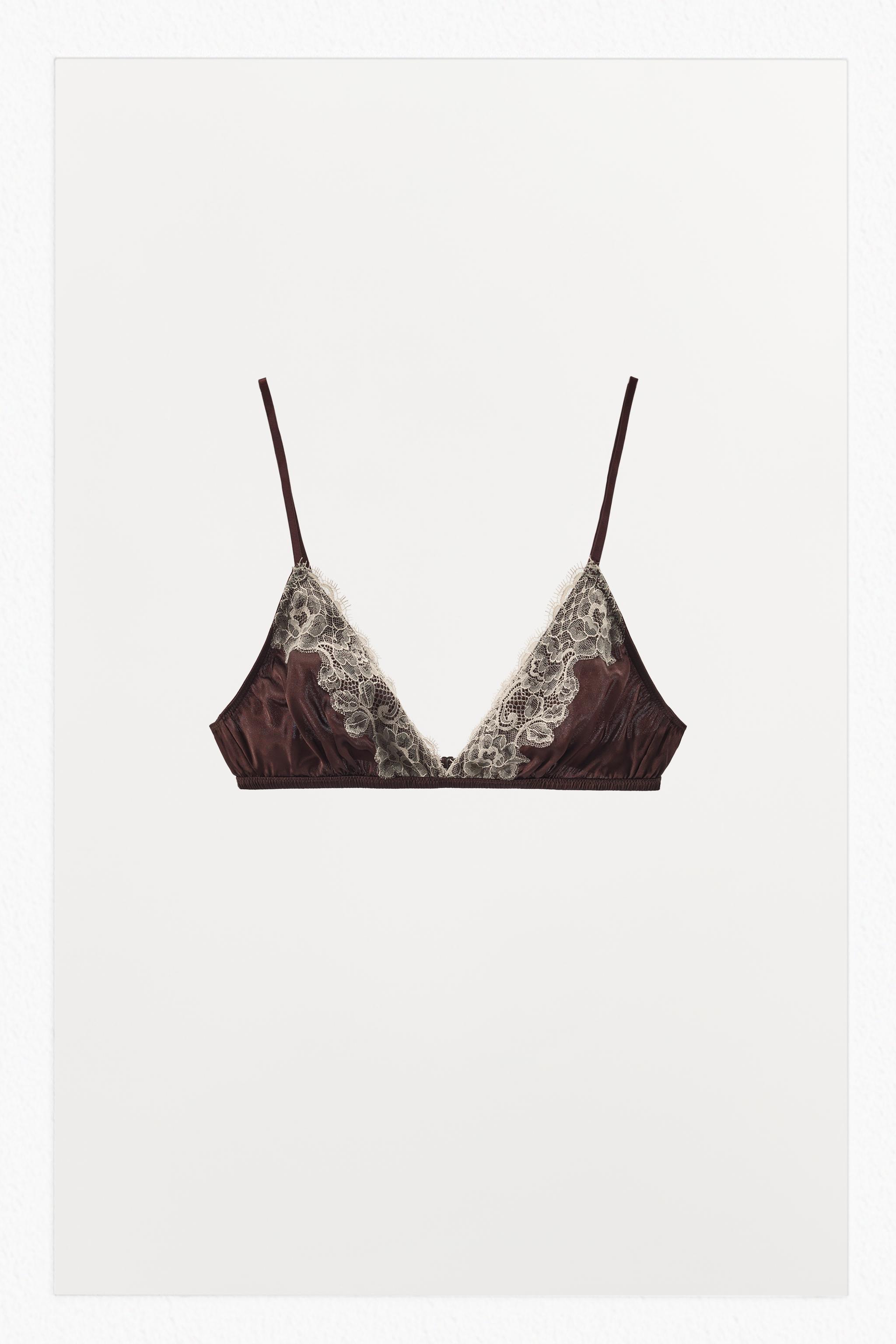 SILK LACE BRALETTE
