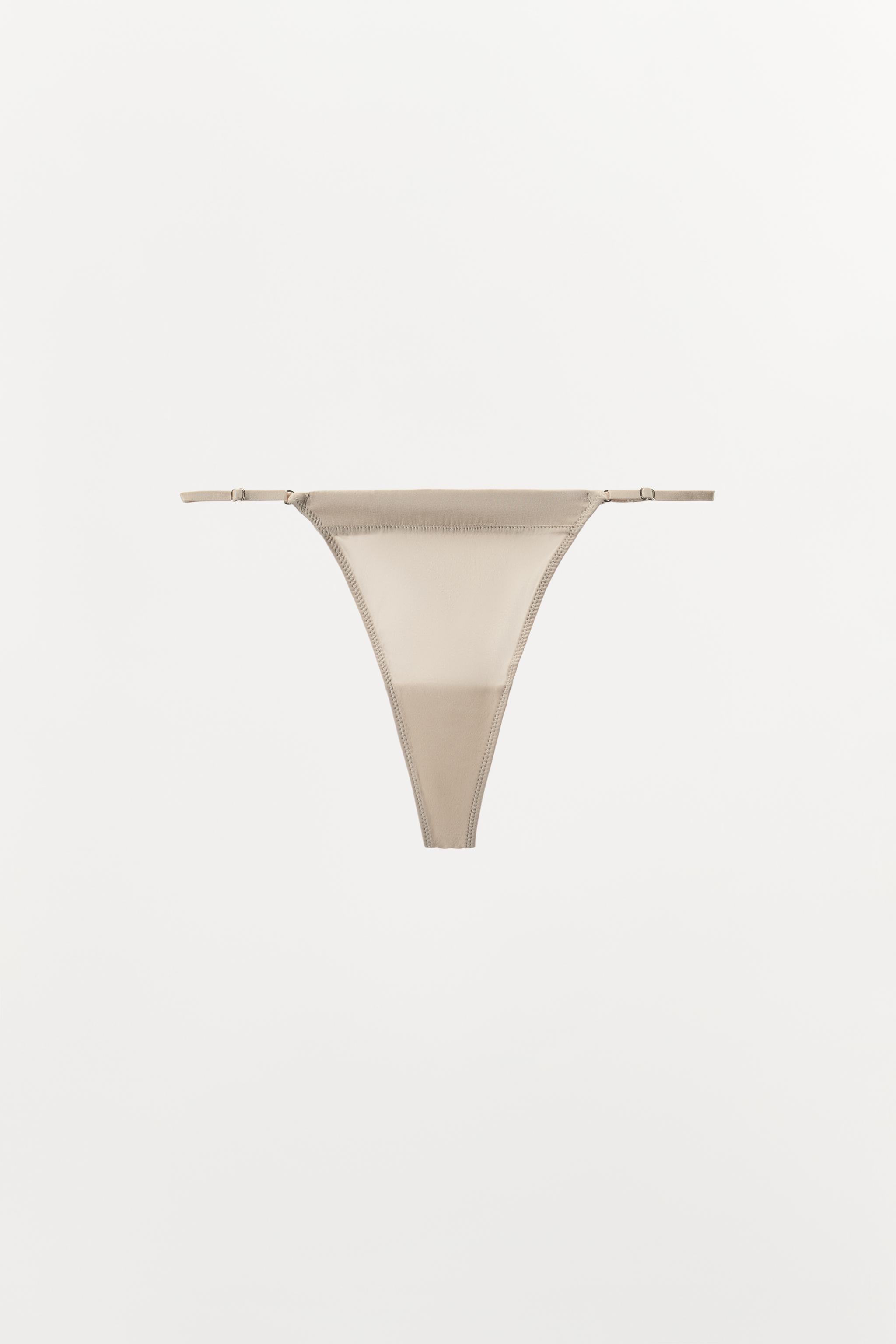 SILK BLEND THONG