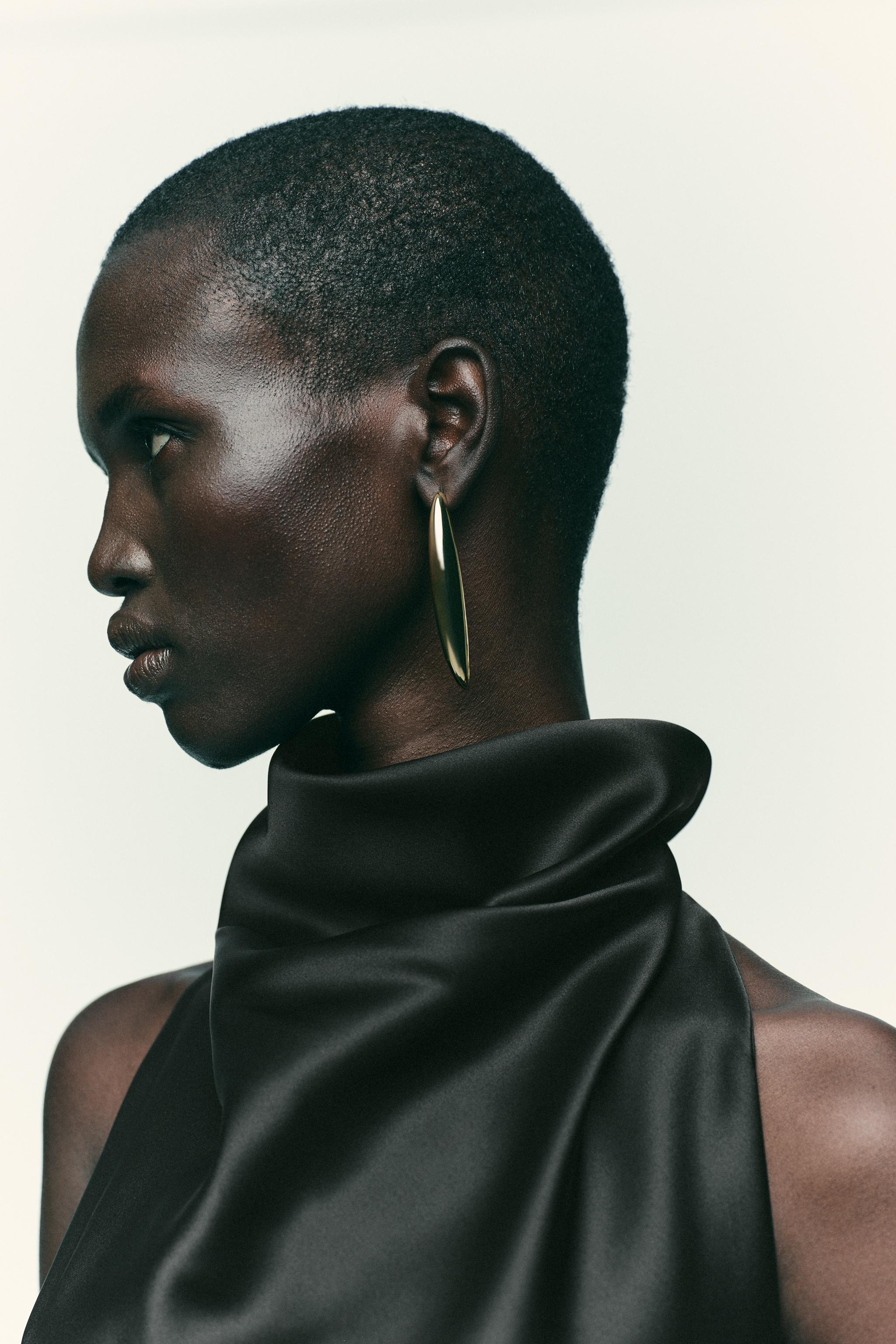 SATIN EFFECT MINI DRESS