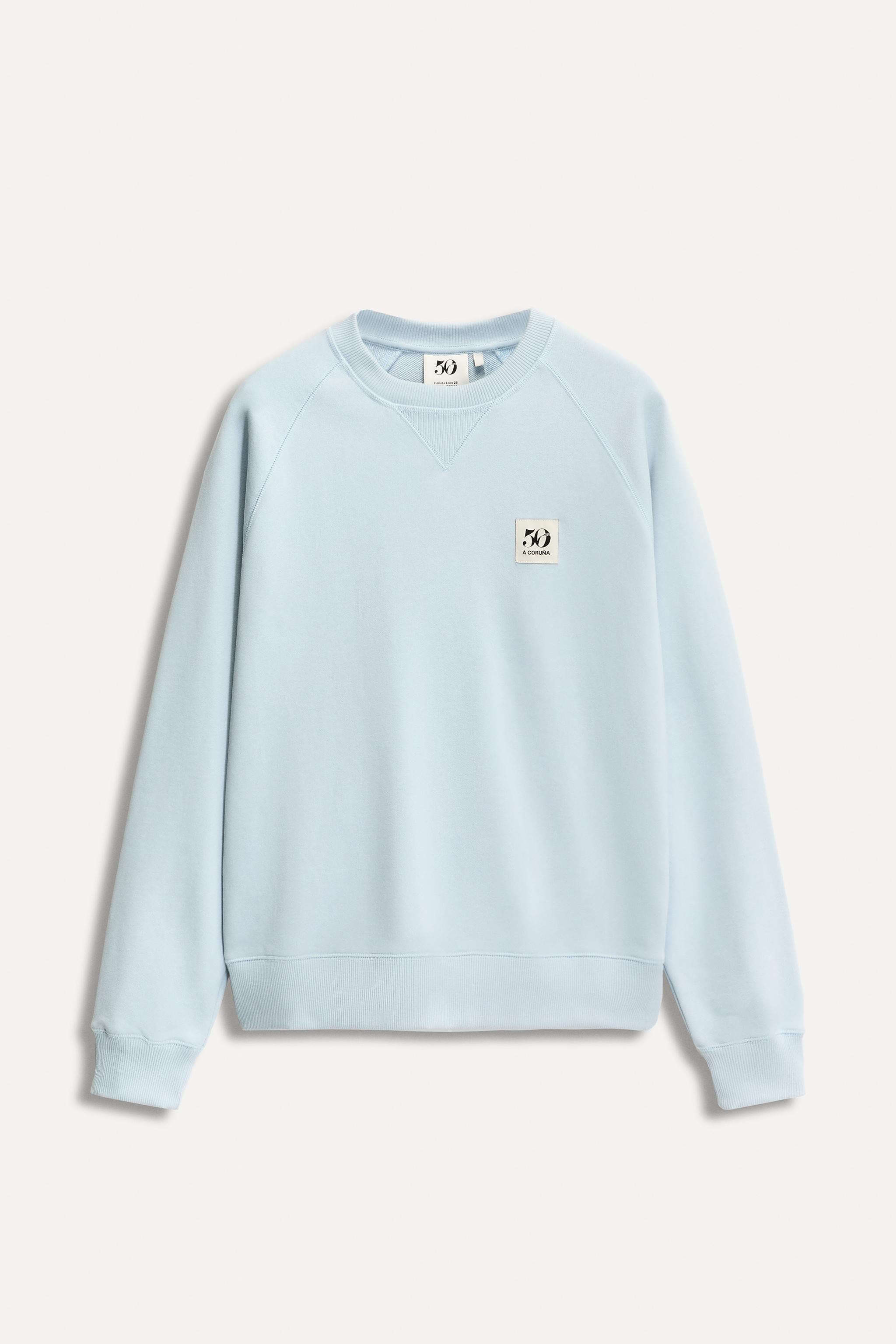 50TH ANNIVERSARY PATCH CREW NECK SWEATSHIRT