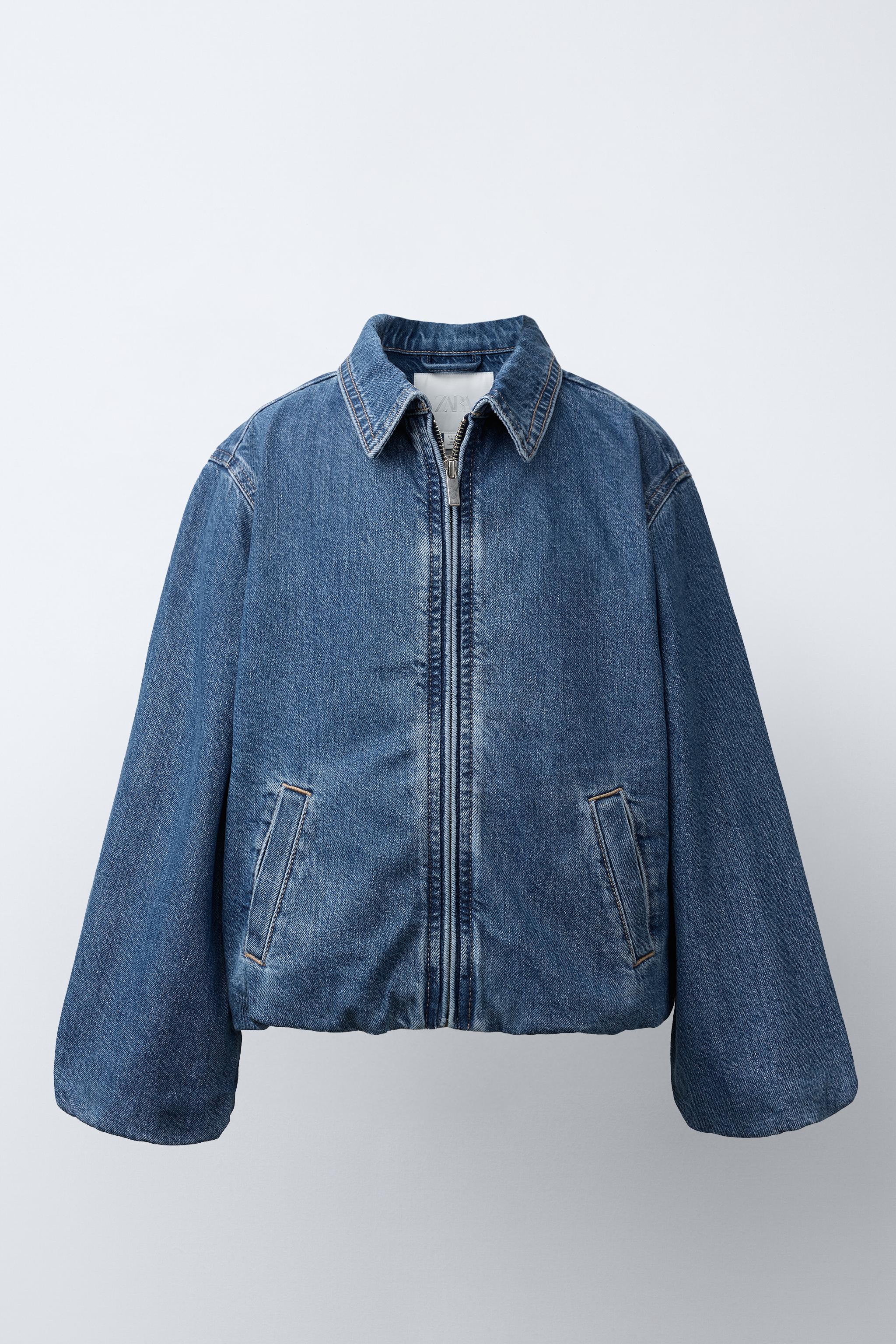 DENIM BOMBER JACKET
