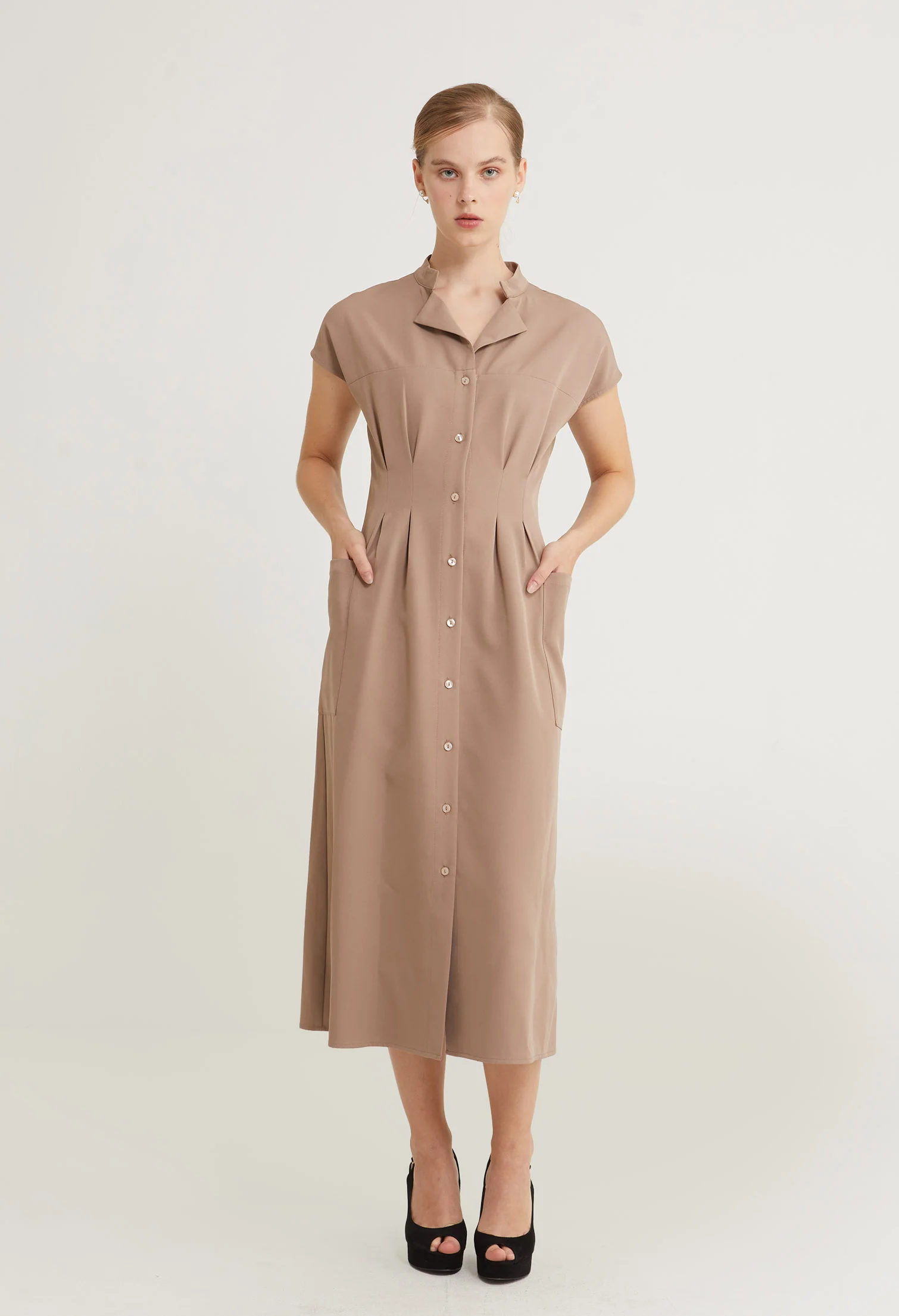 Effortless Poise Midi Dress
