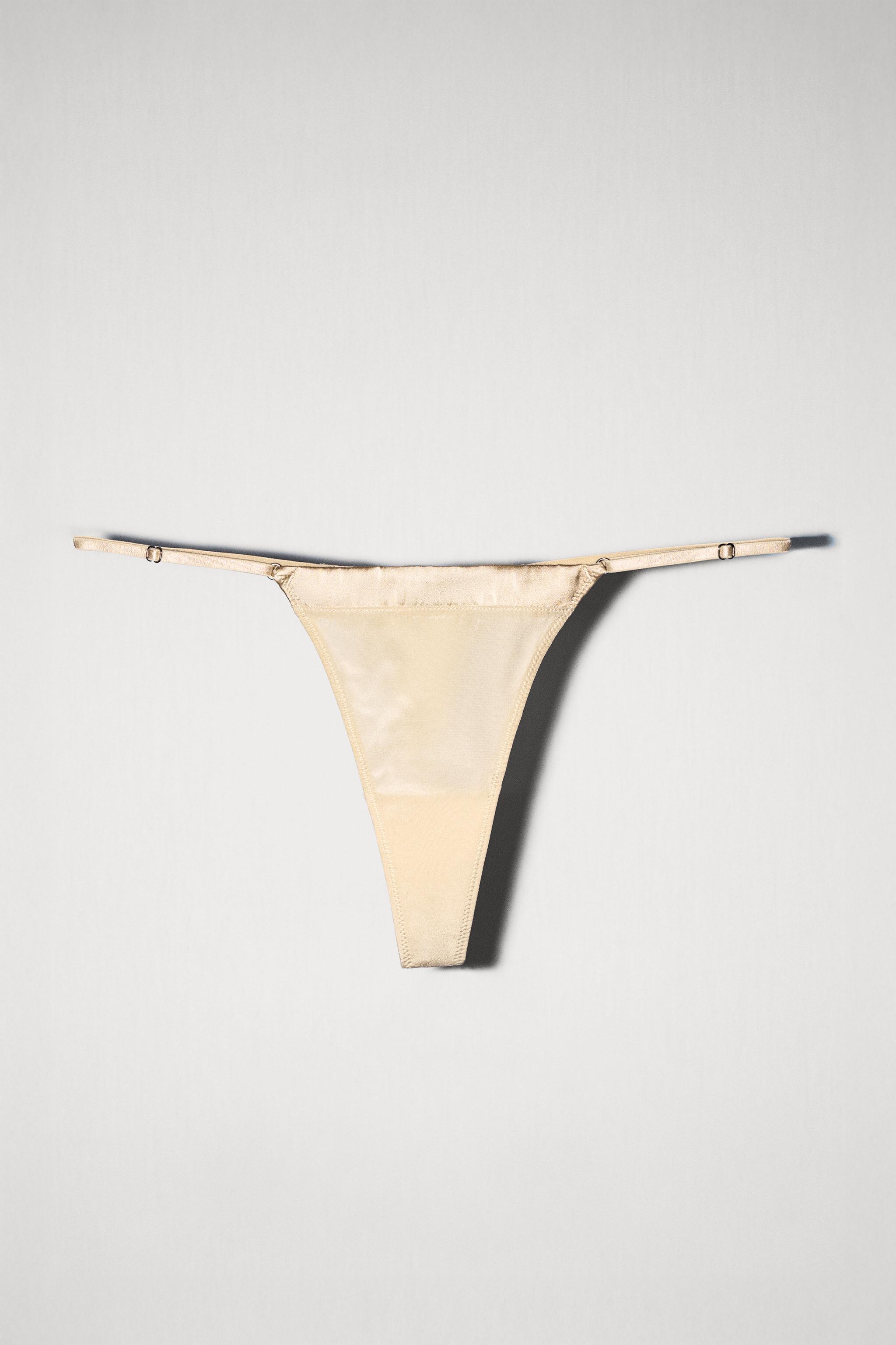 SILK BLEND THONG