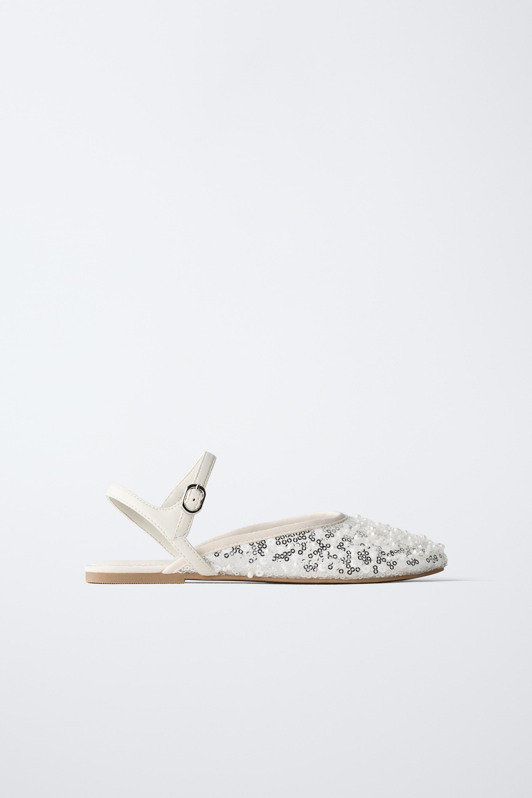 PEARL FANTASY SLINGBACK BALLET FLATS