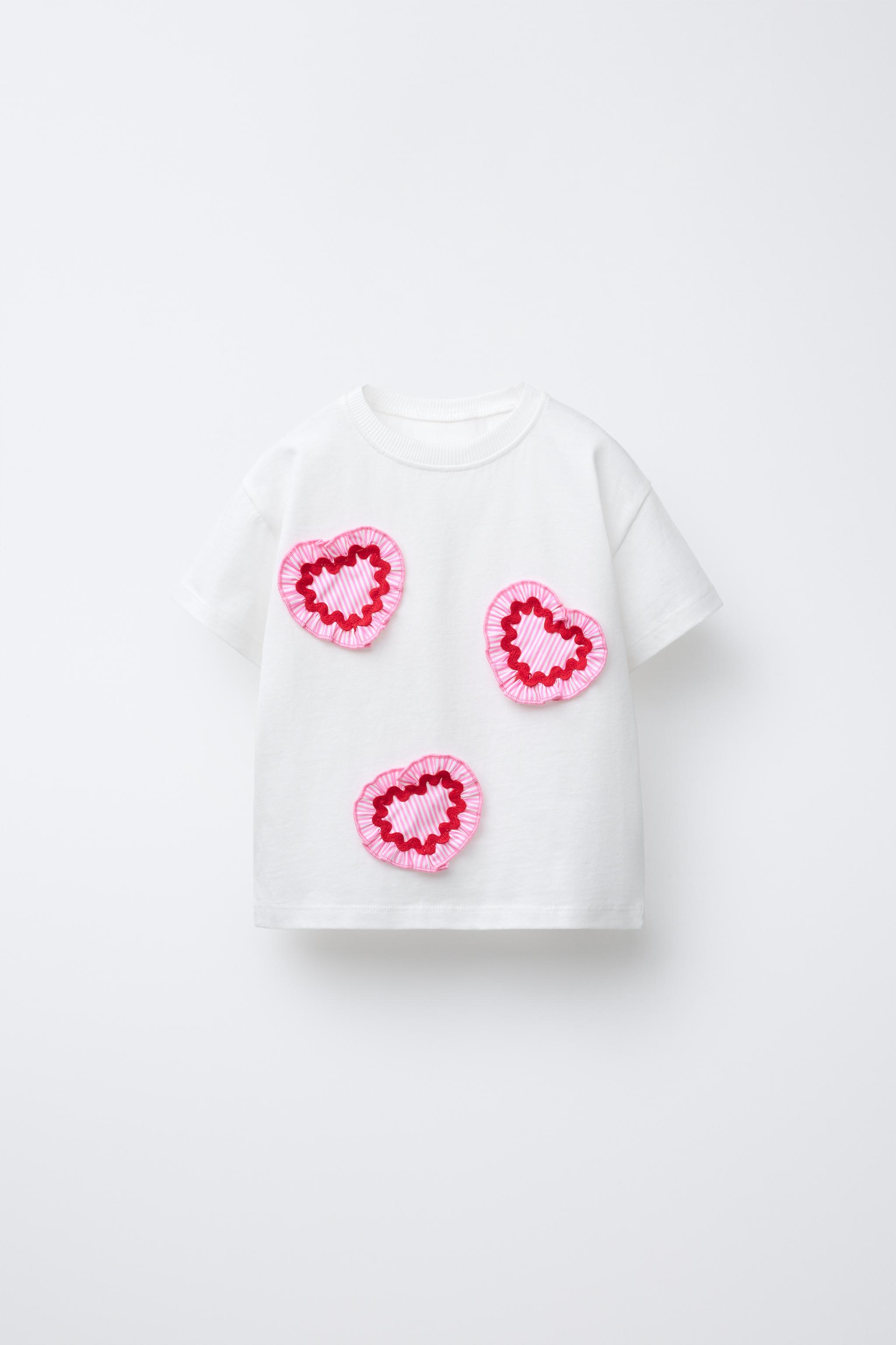 POPLIN HEART T-SHIRT