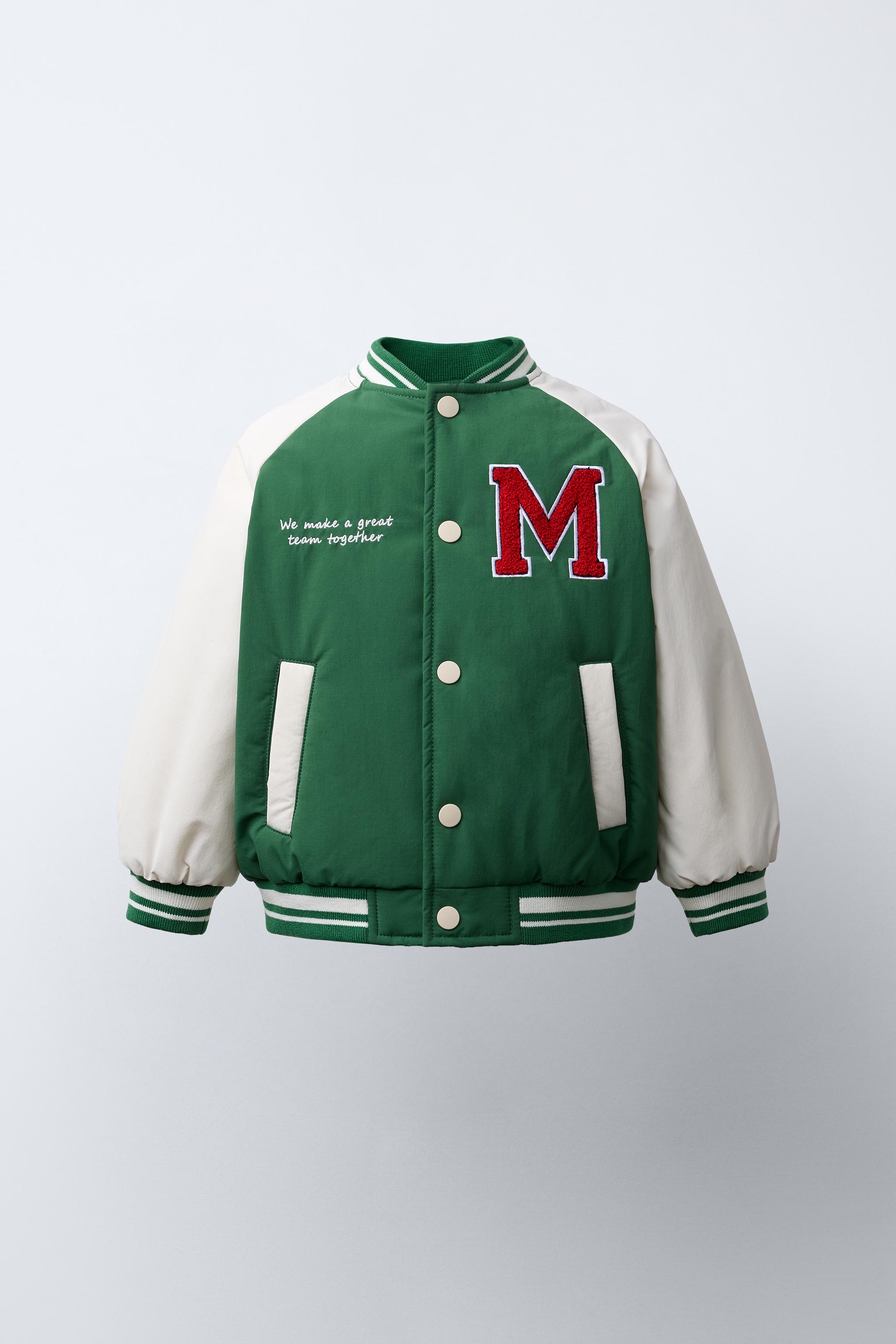 EMBROIDERED VARSITY BOMBER JACKET