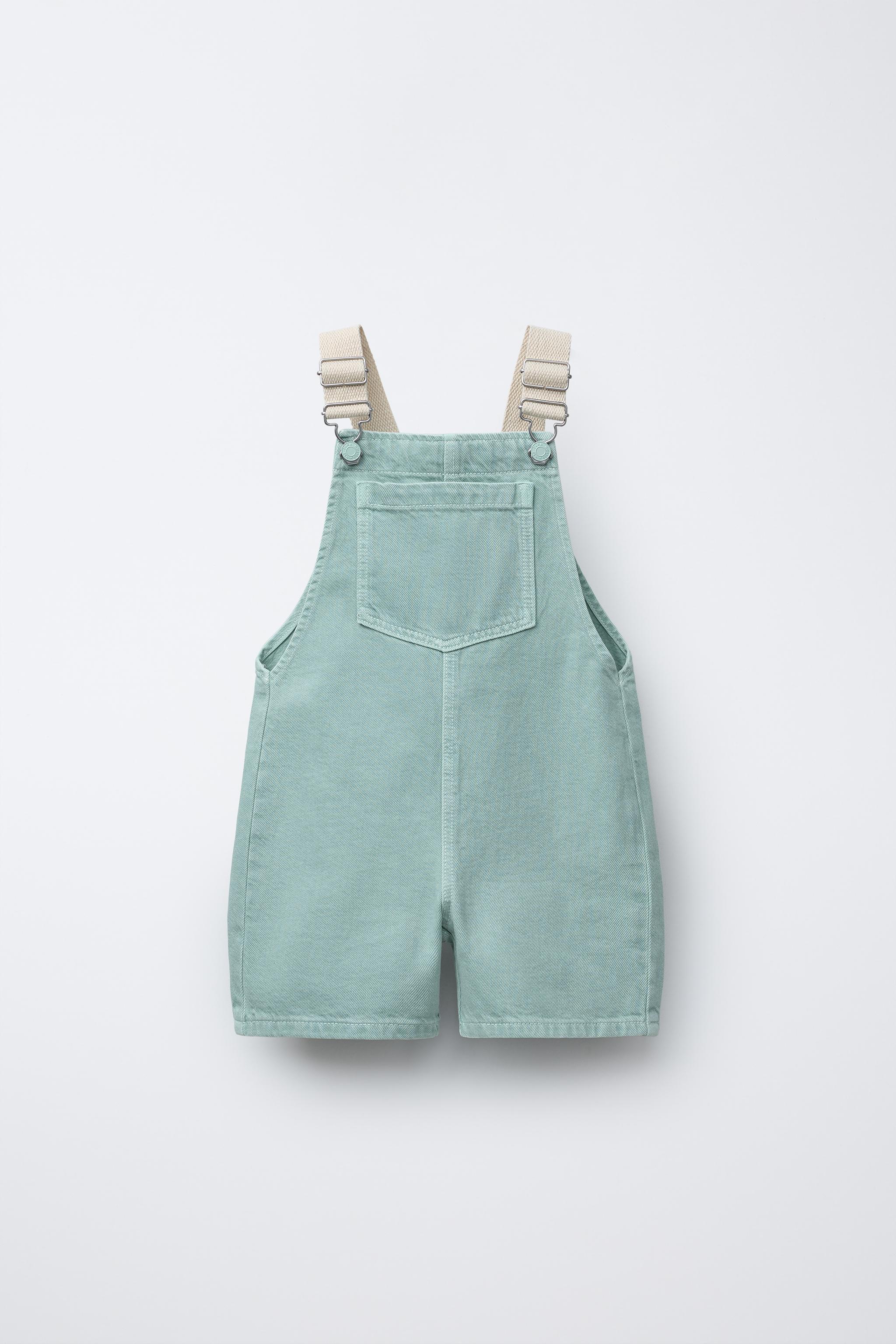 SERGED OVERALL SHORTS