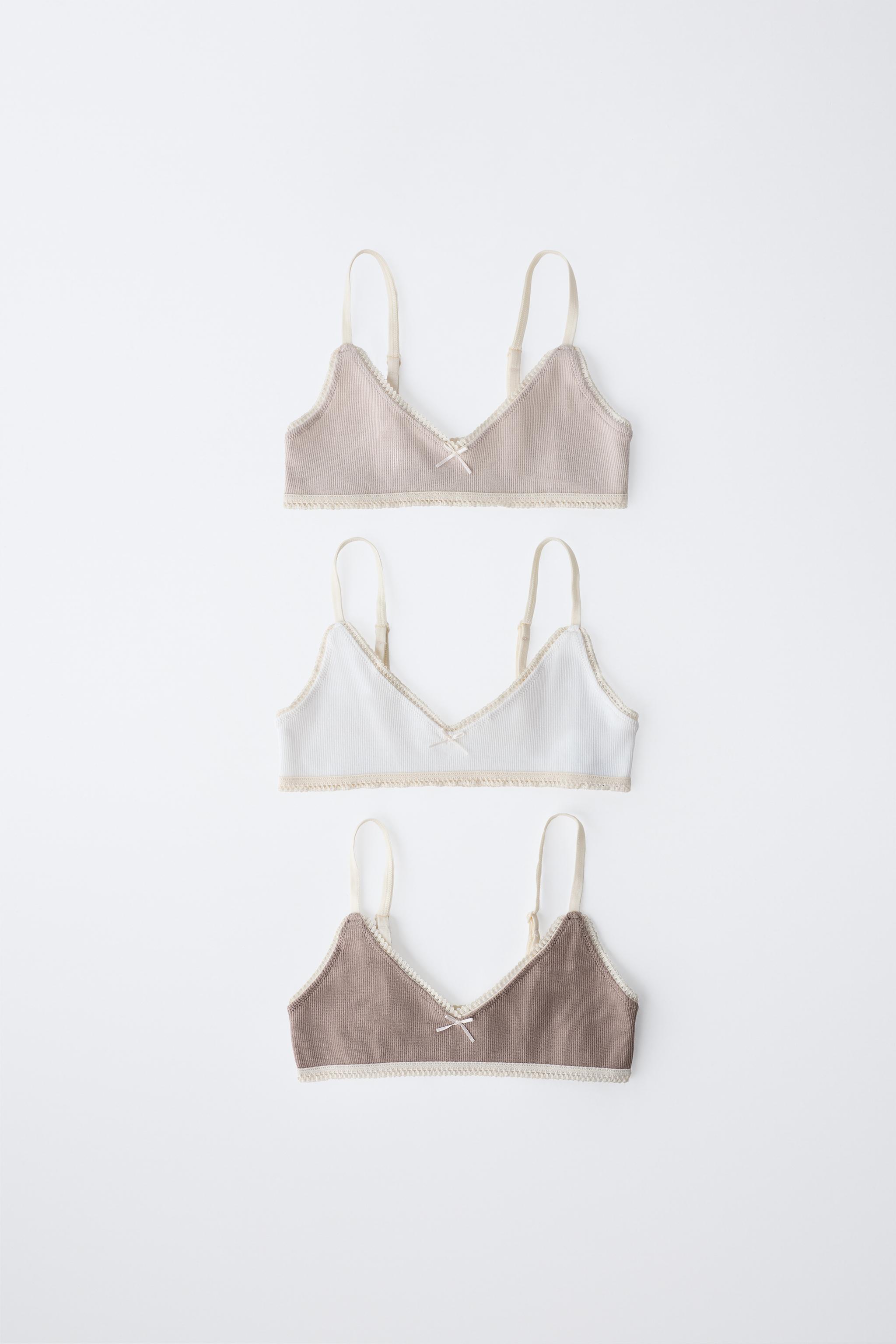 9-14 YEARS/ THREE-PACK OF RIBBED TOPS