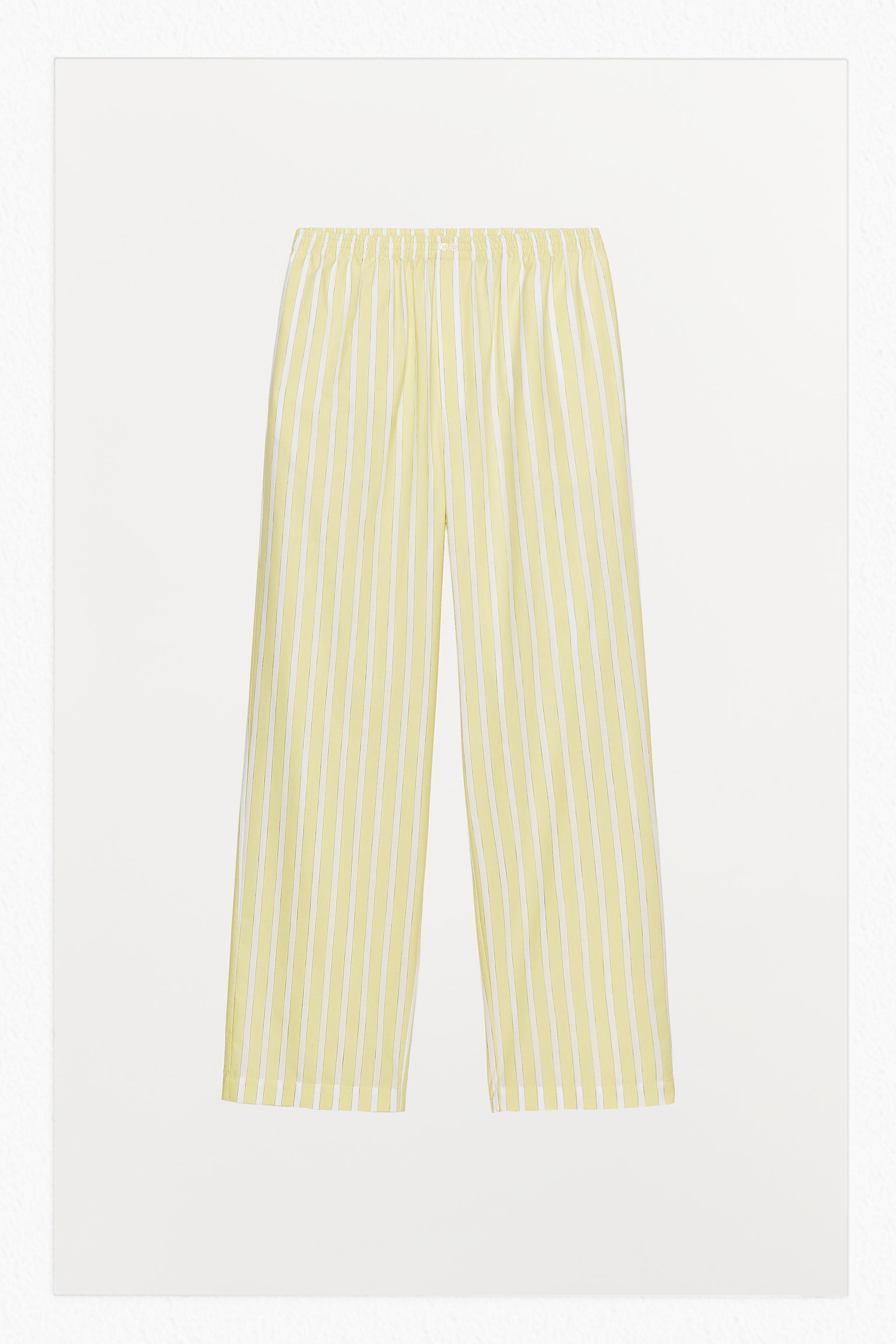 STRIPED PAJAMA PANTS