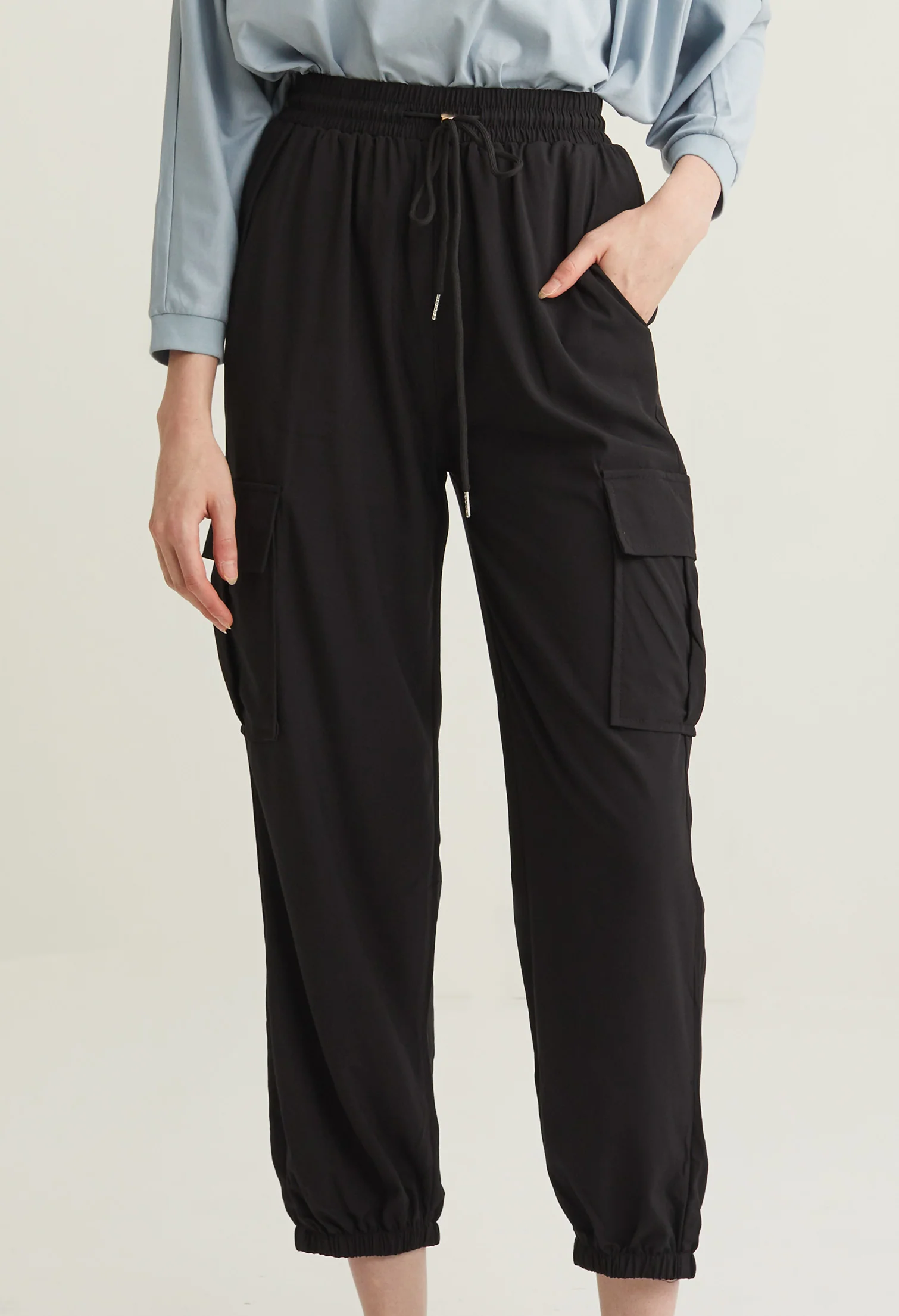 Casual Adjustable Elastic Pants