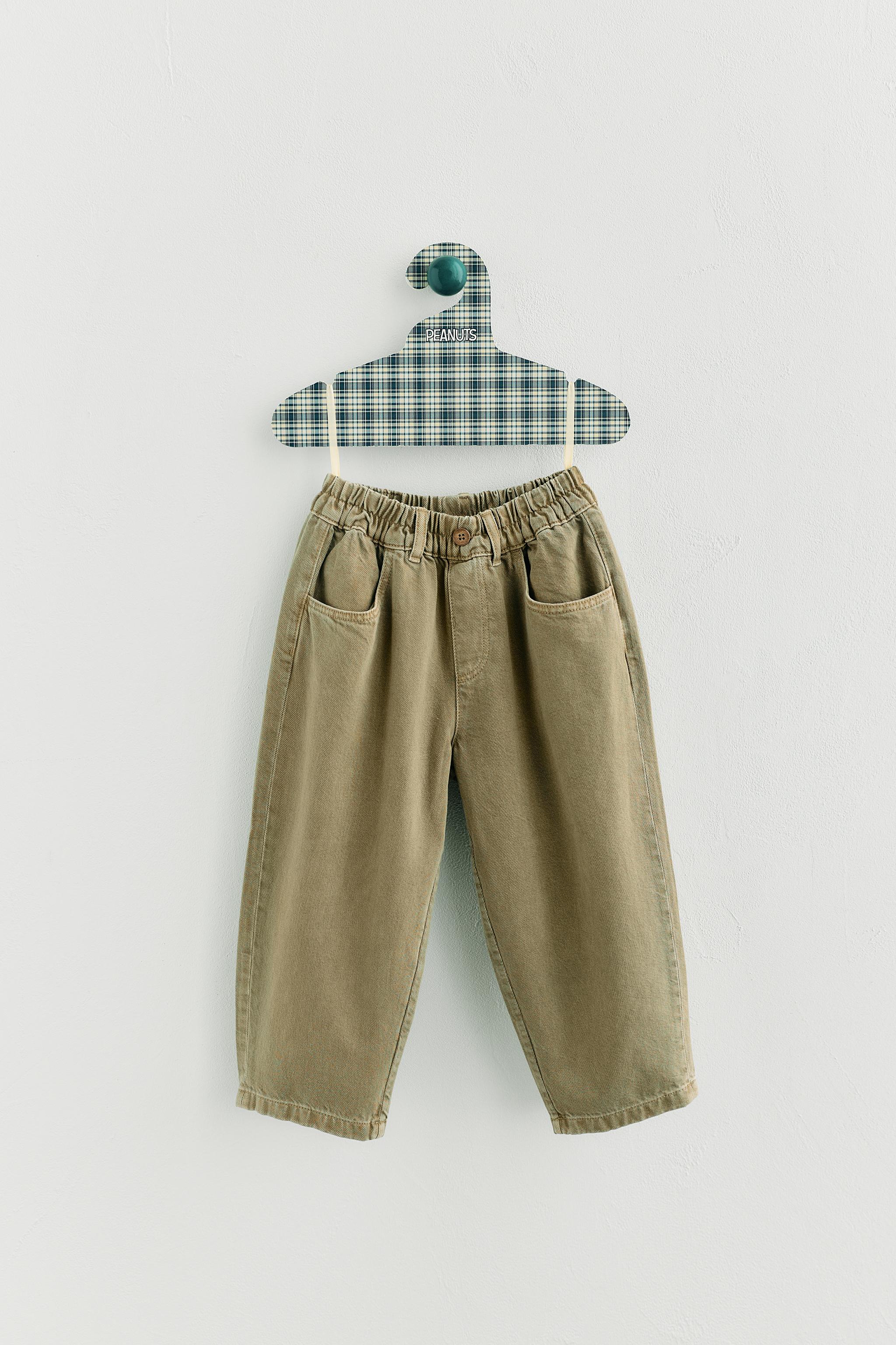 TWILL BAGGY PANTS