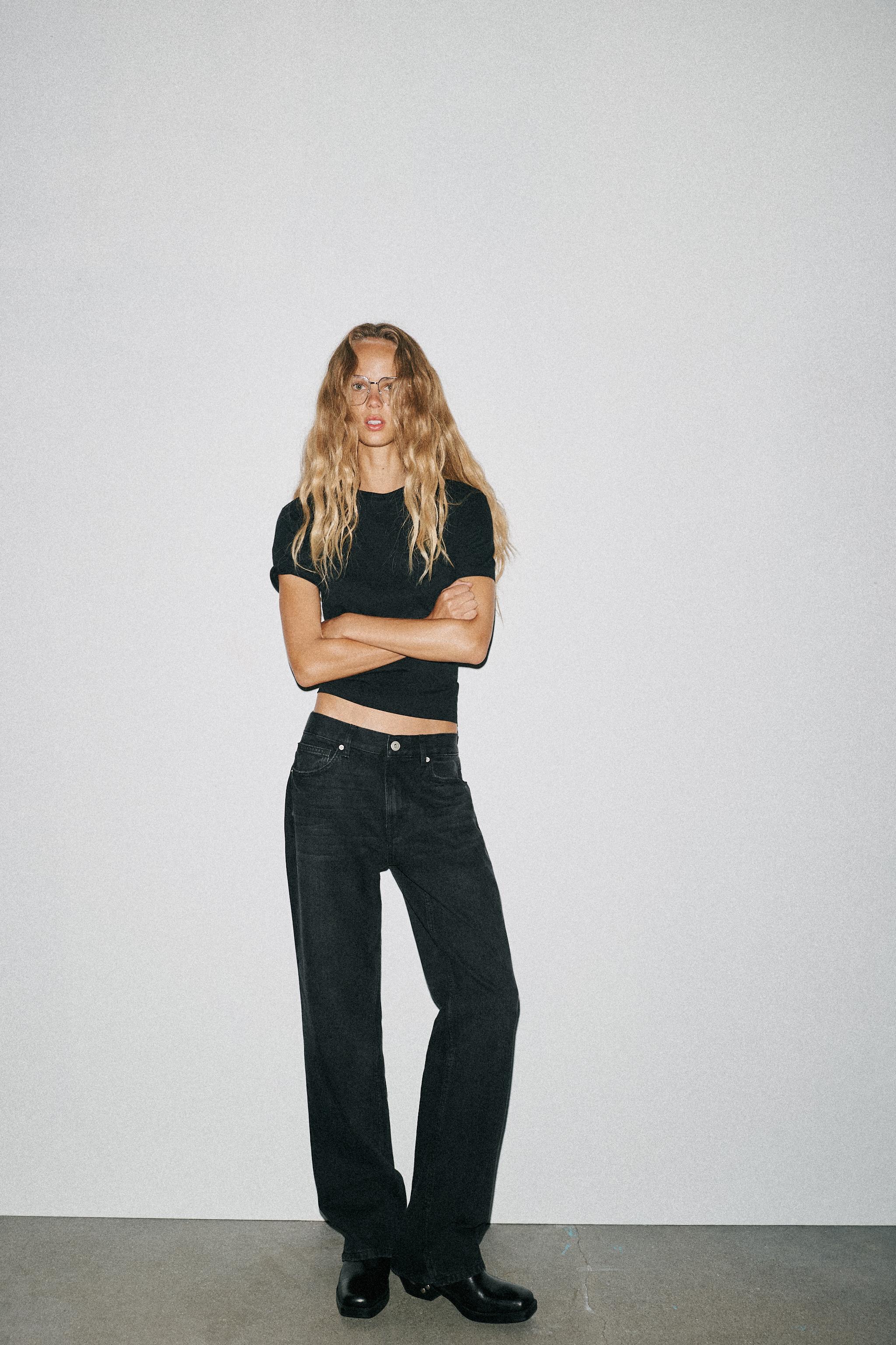 TRF LOW RISE STRAIGHT JEANS