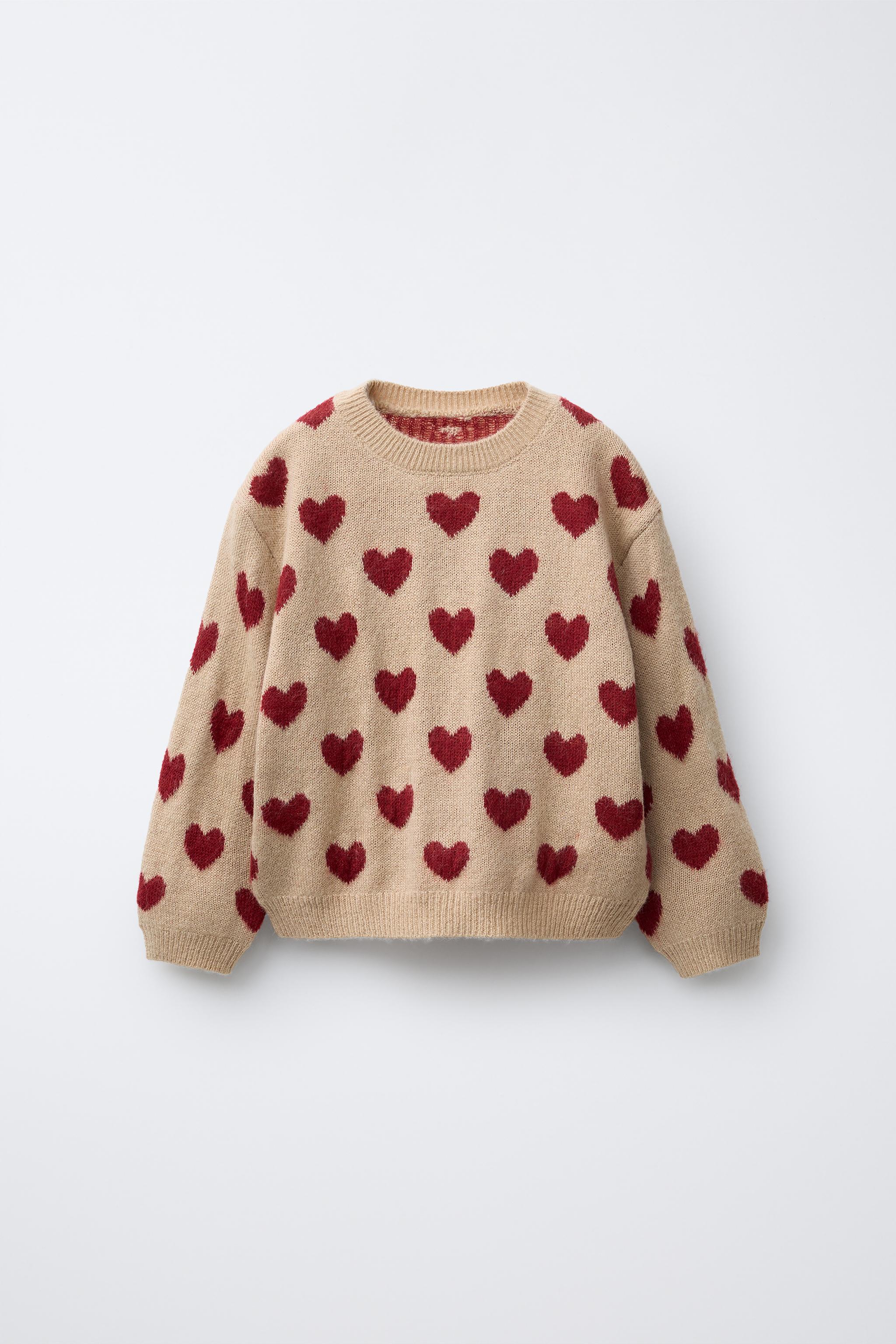 HEART KNIT SWEATER