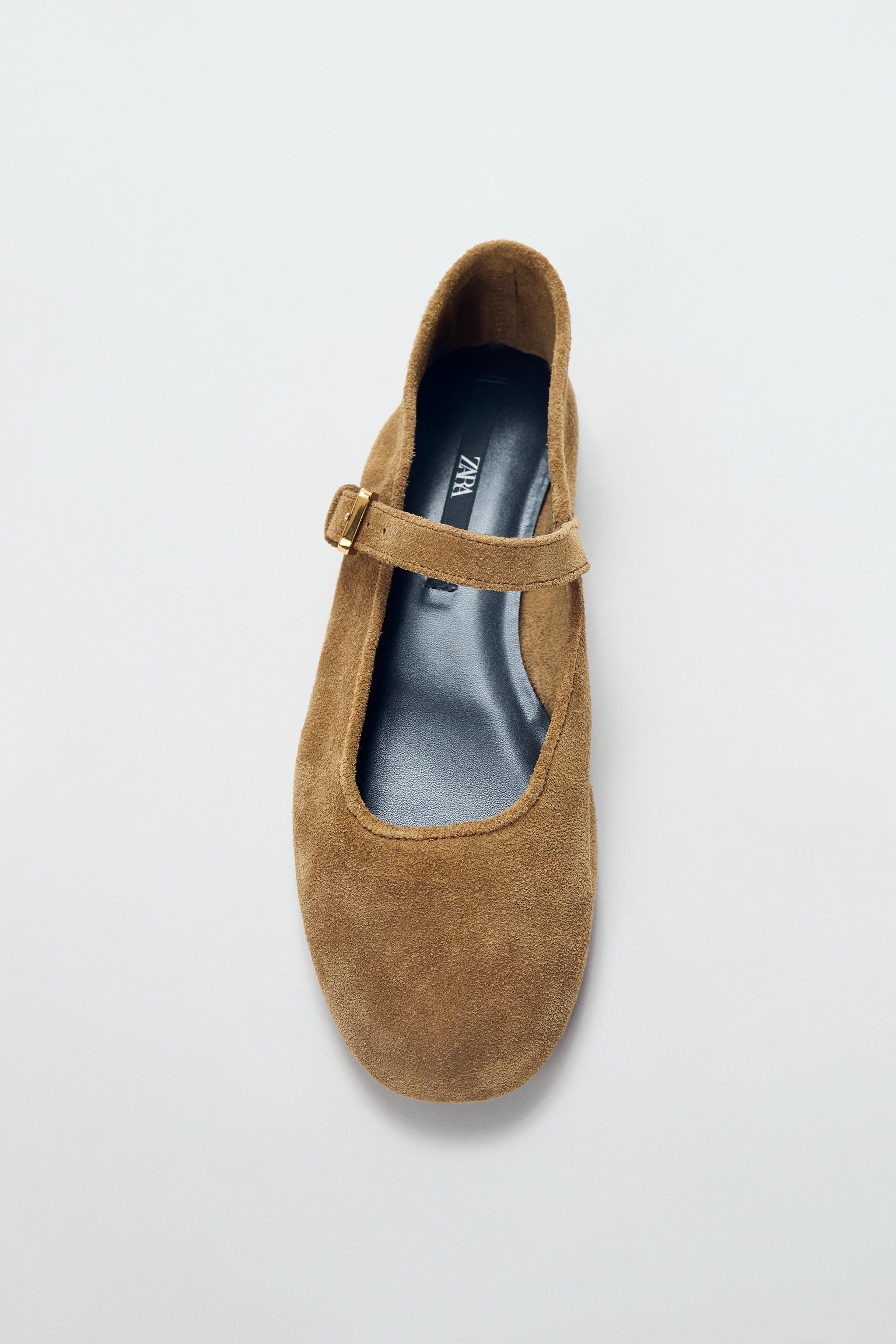 SUEDE BALLET FLATS