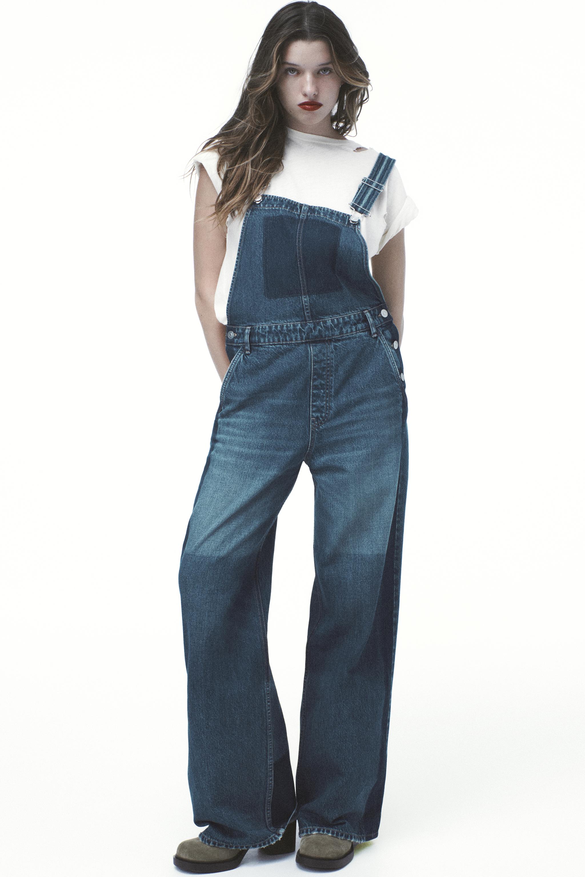 TRF DENIM JUMPSUIT