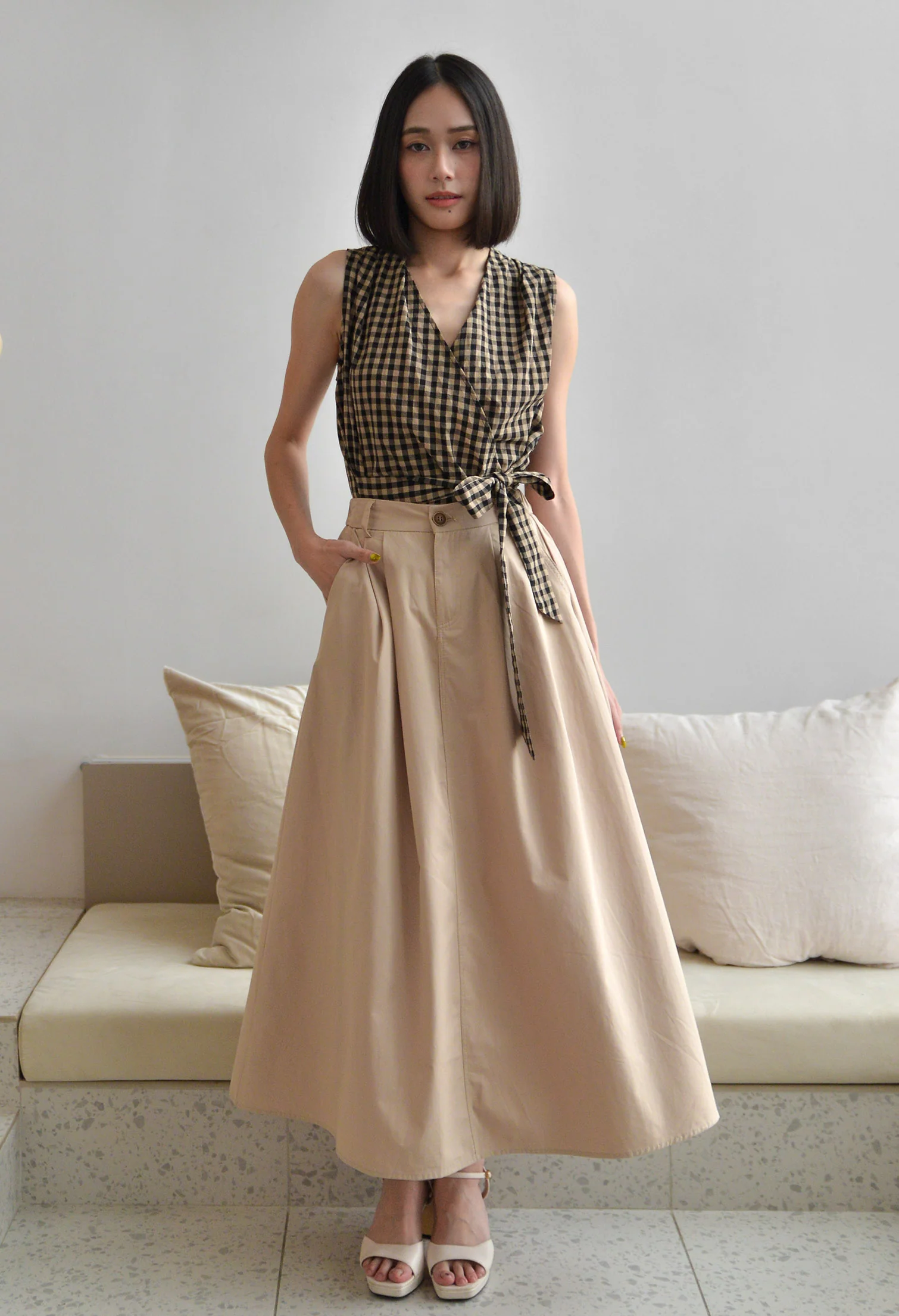 Sweet Gingham Two-piece