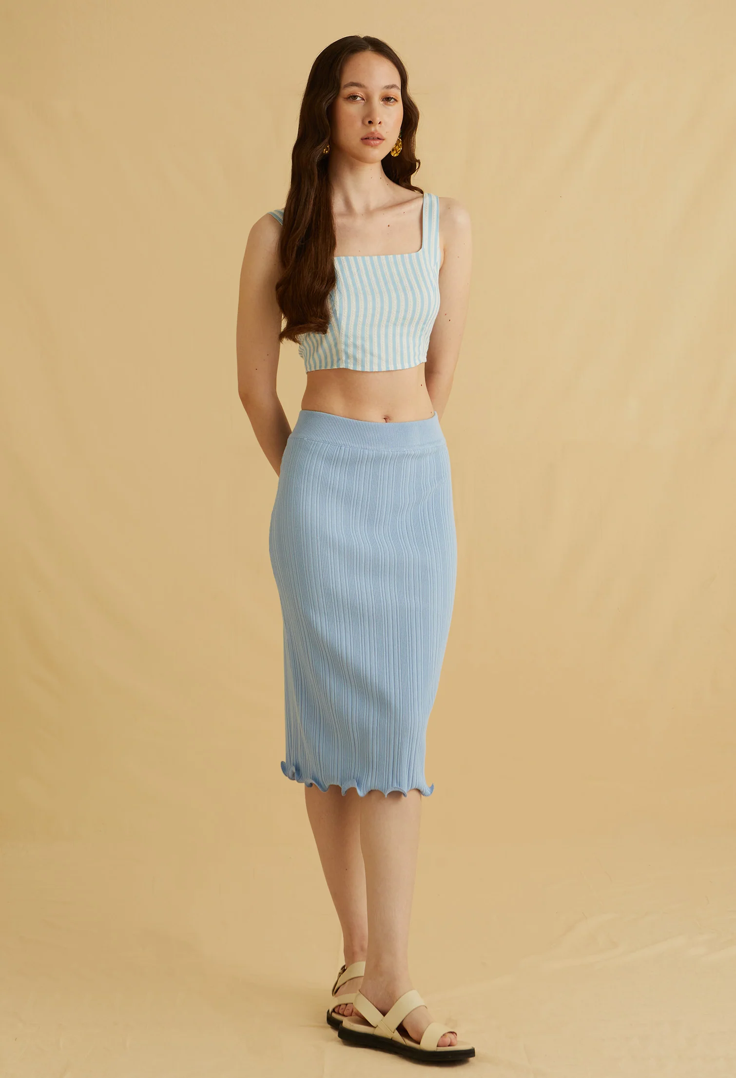 Etna Vista Cropped Sleeveless Top