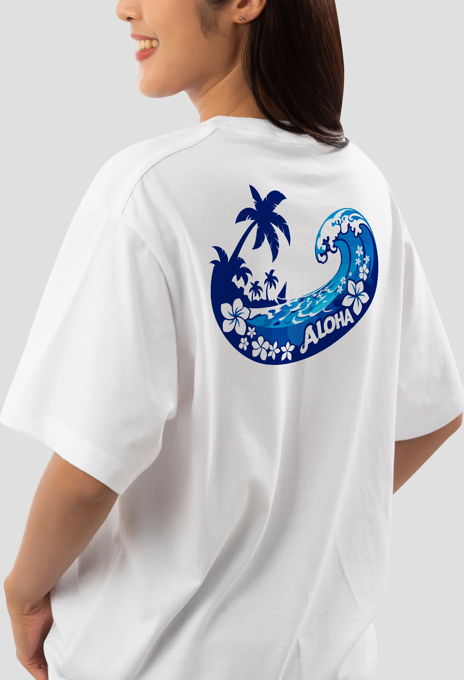 nichii X HEDGE HAUTE Oversized Tee