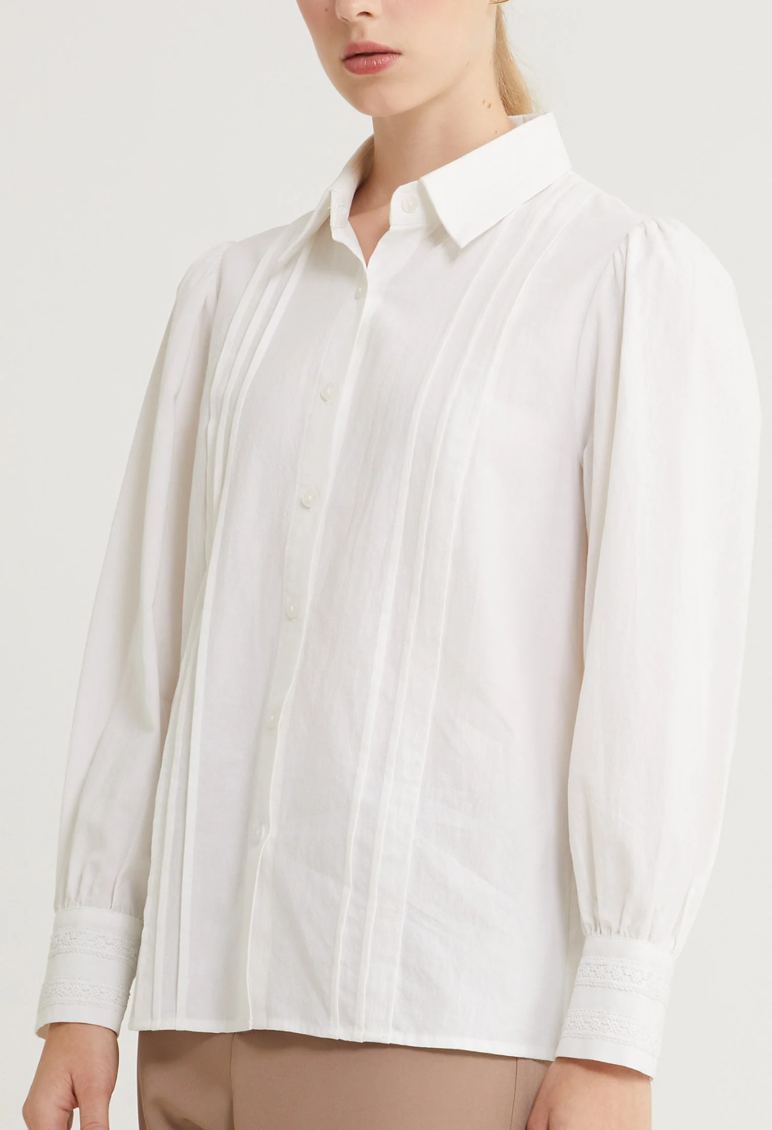 Timeless Front Draped Long Sleeves Top