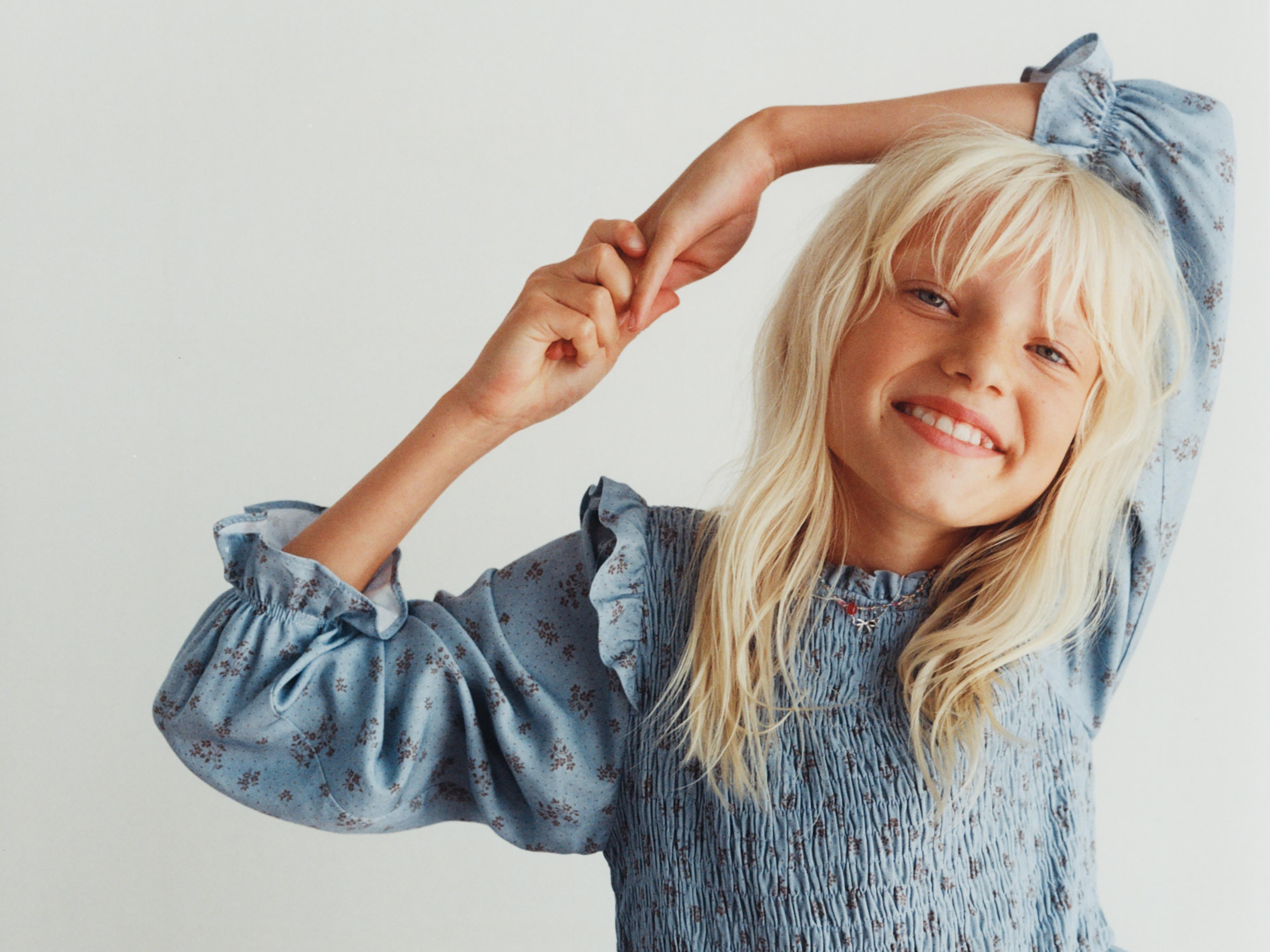 SMOCKED FLORAL DRESS