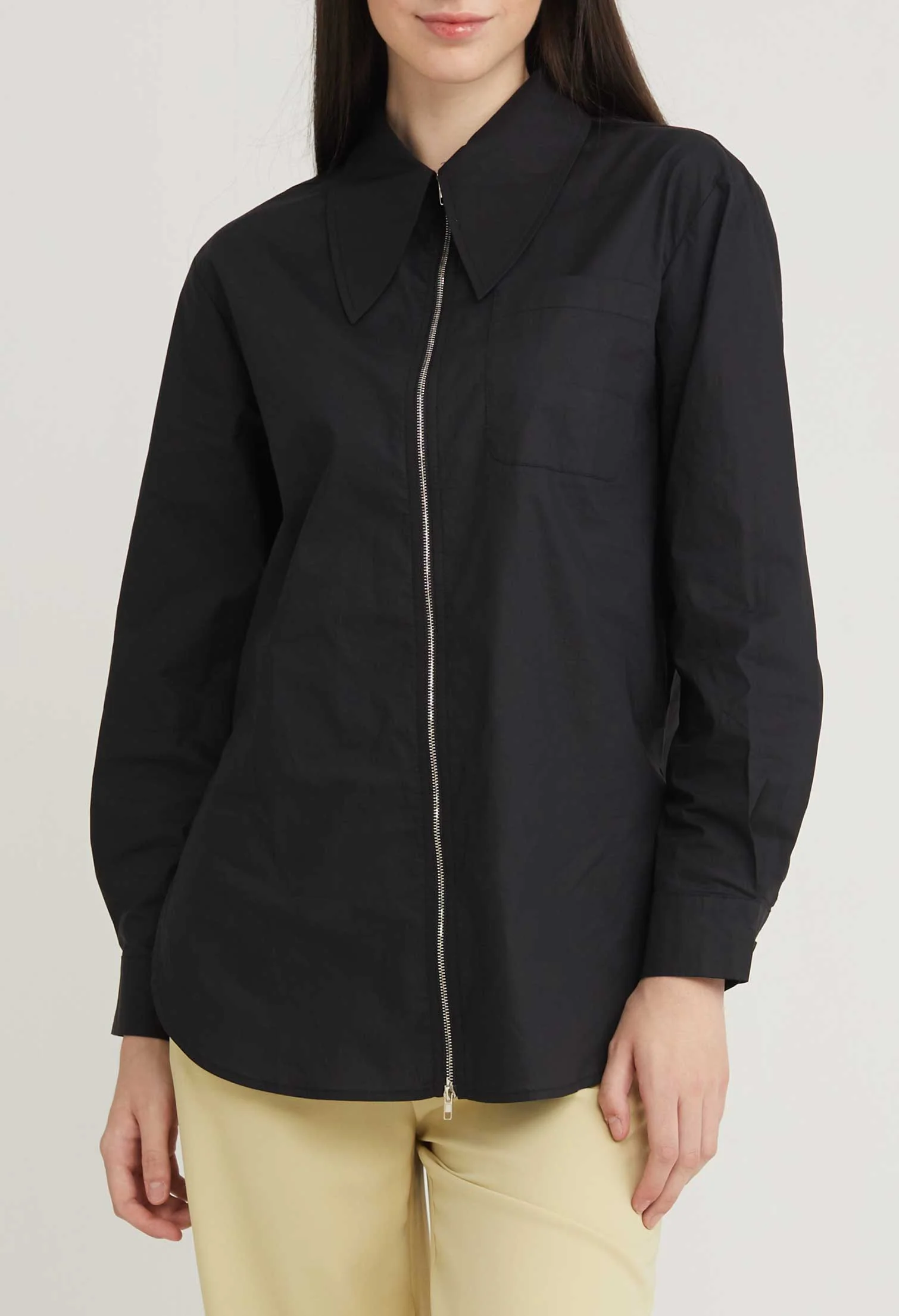 Jennie Zipper Long Blouse