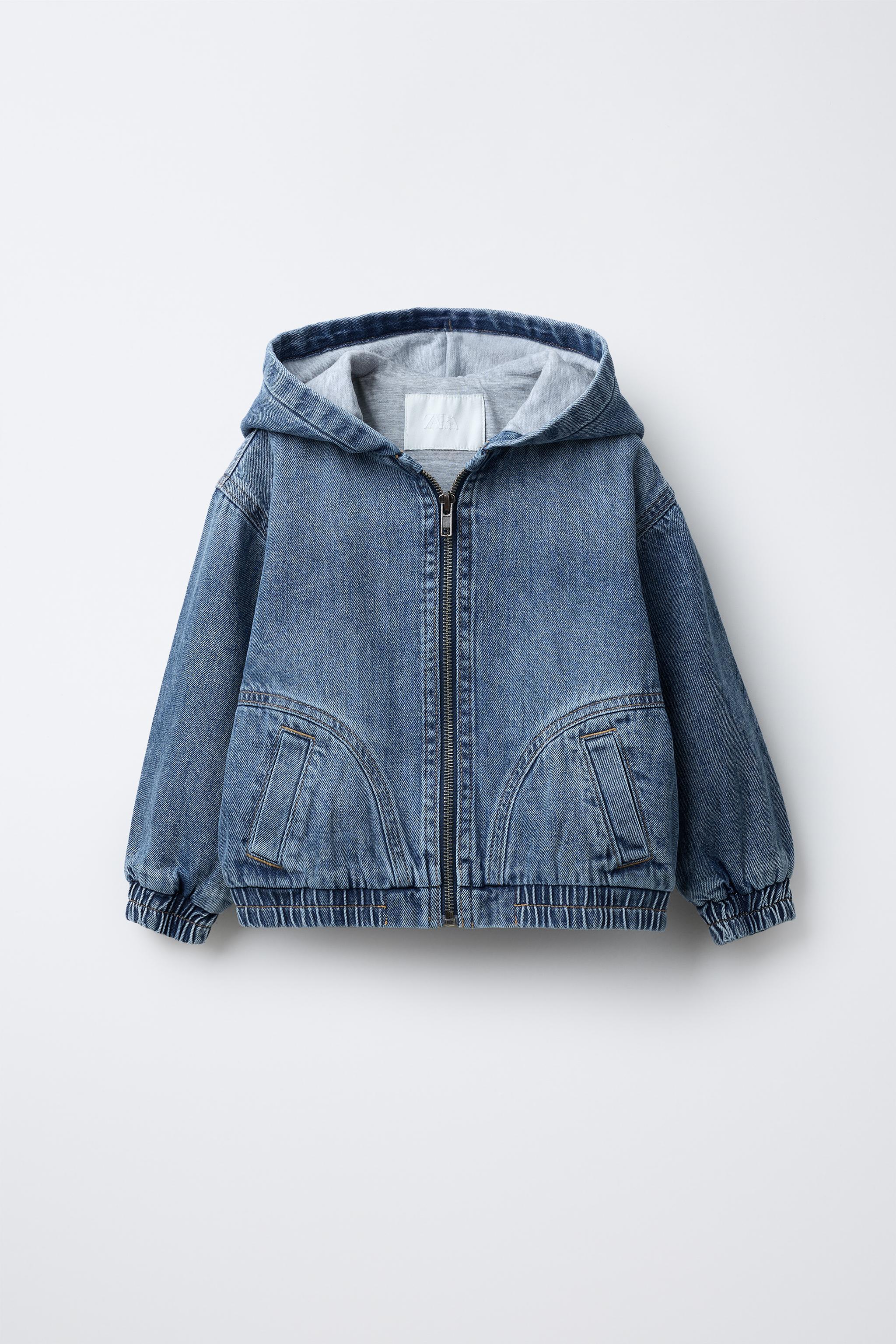 HOODED DENIM JACKET