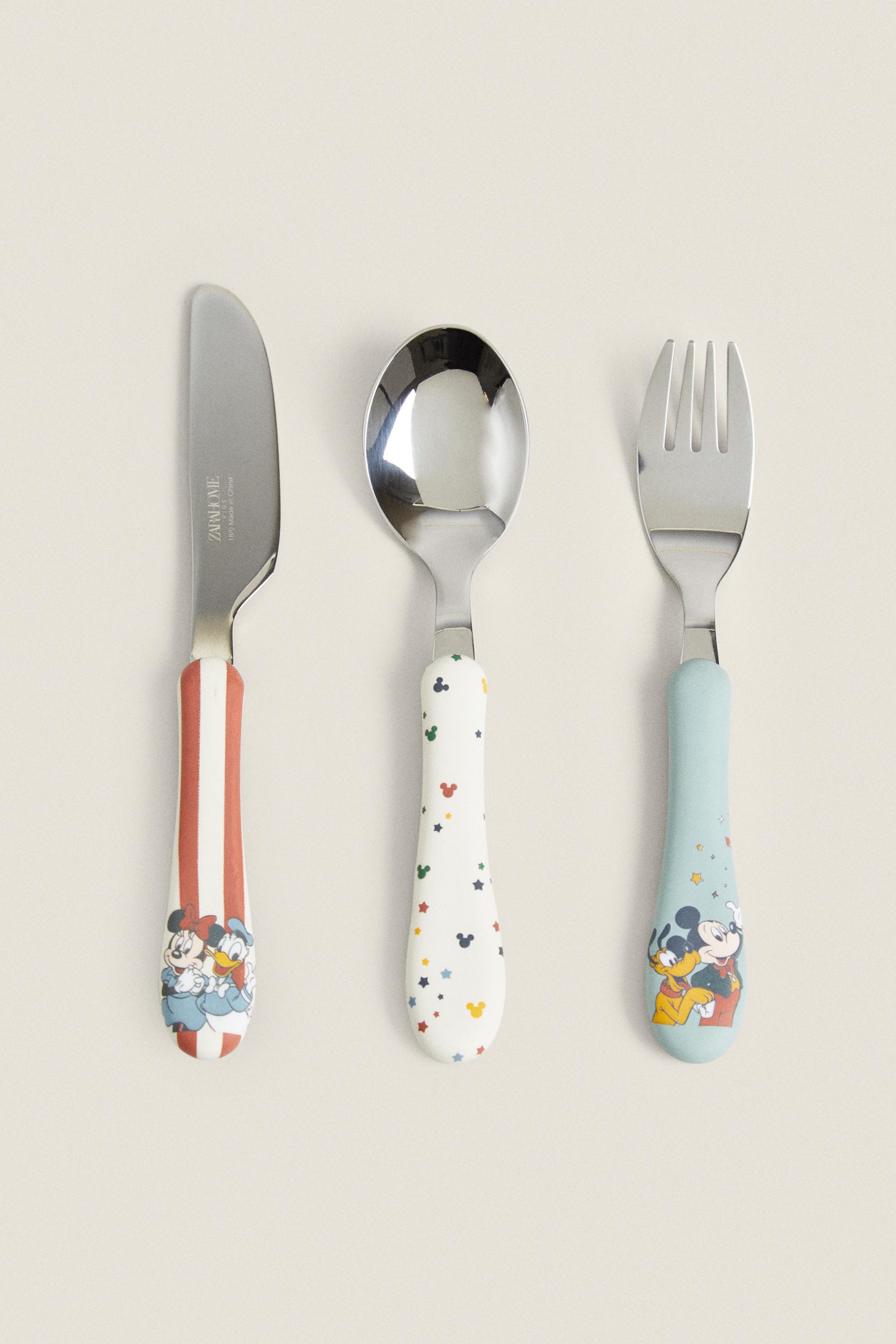 CHILDREN’S MICKEY MOUSE © DISNEY FLATWARE SET (SET OF 3)