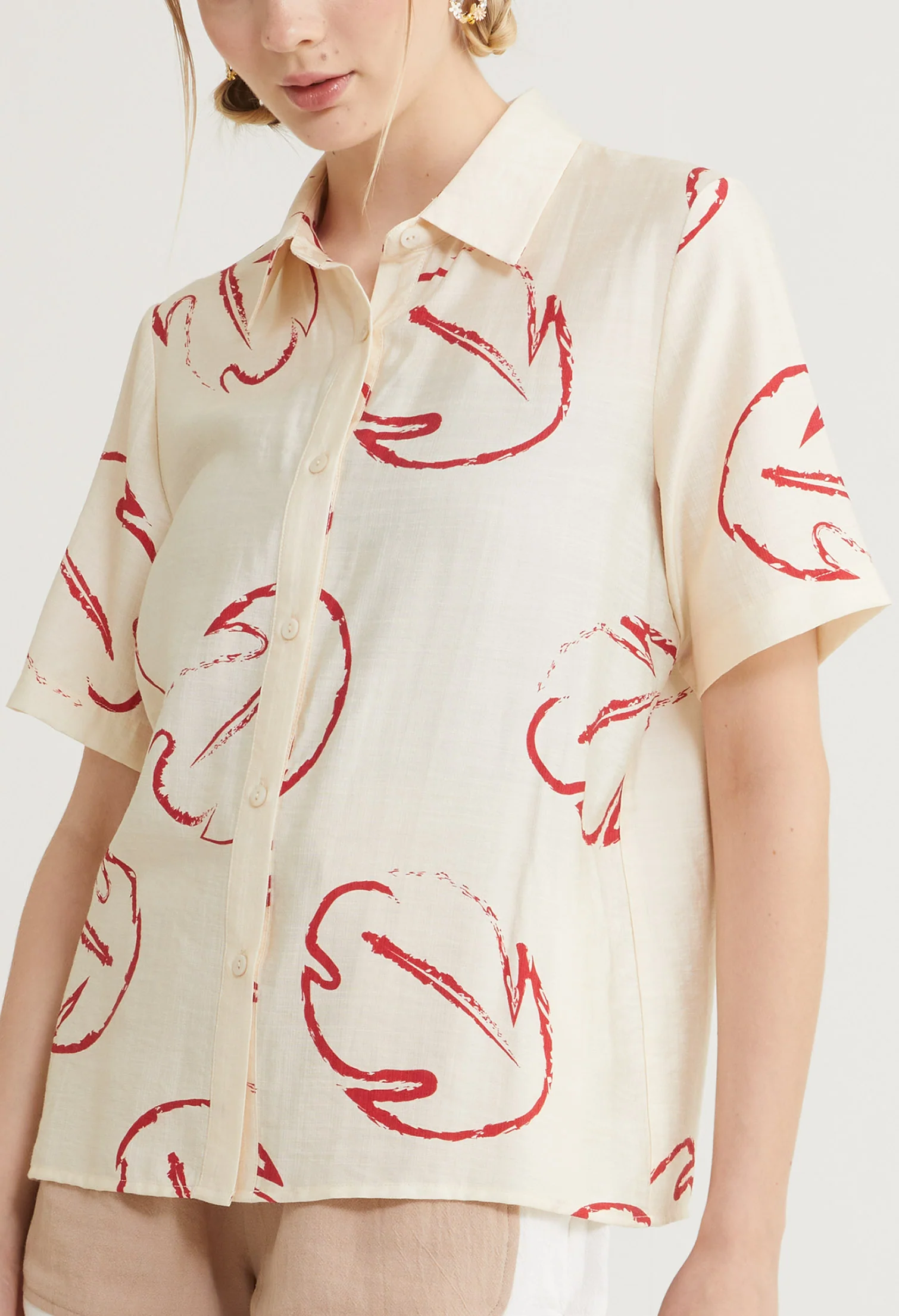 Kapalua Mist Short Sleeves Top