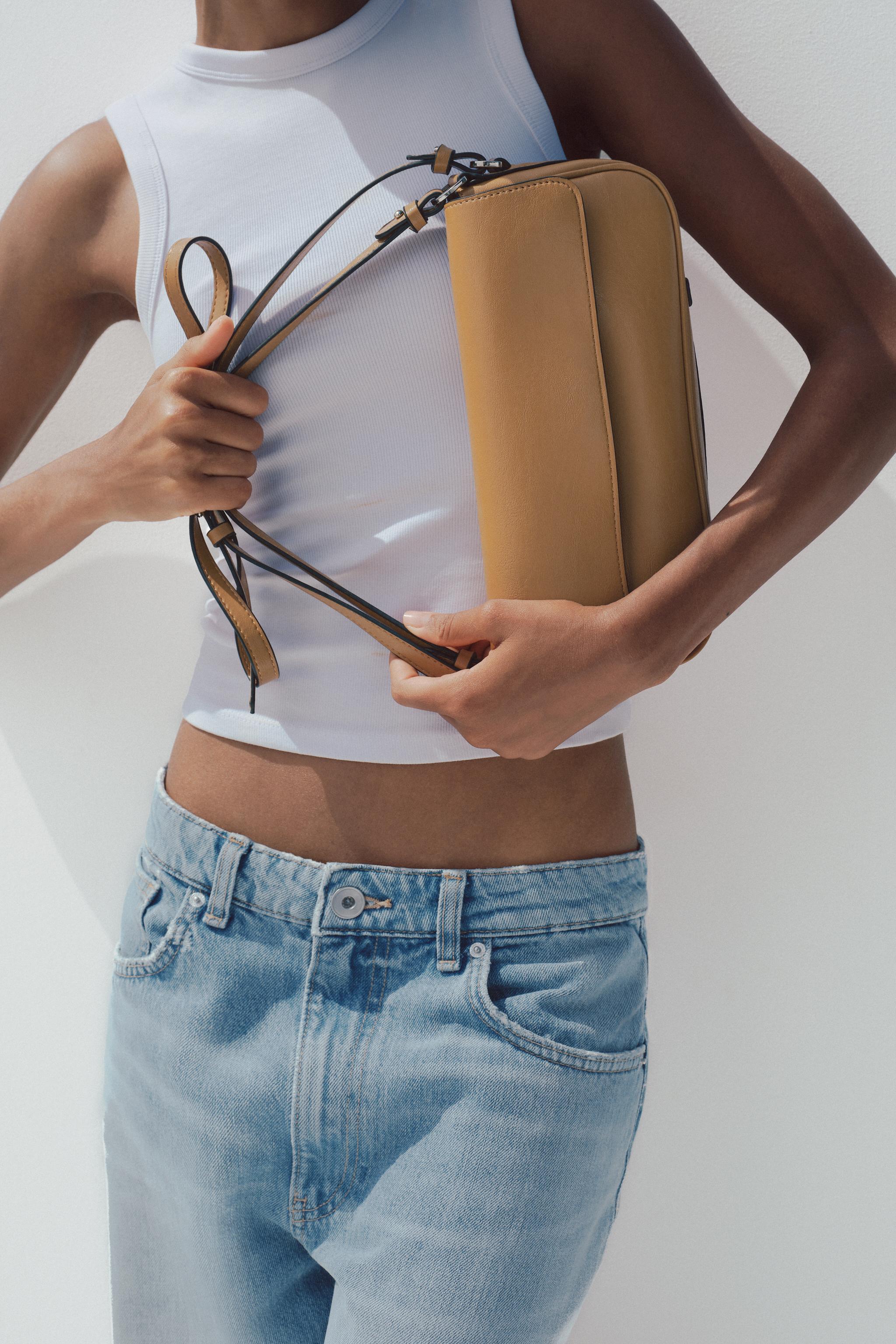 DOUBLE HANDLE CROSSBODY BAG