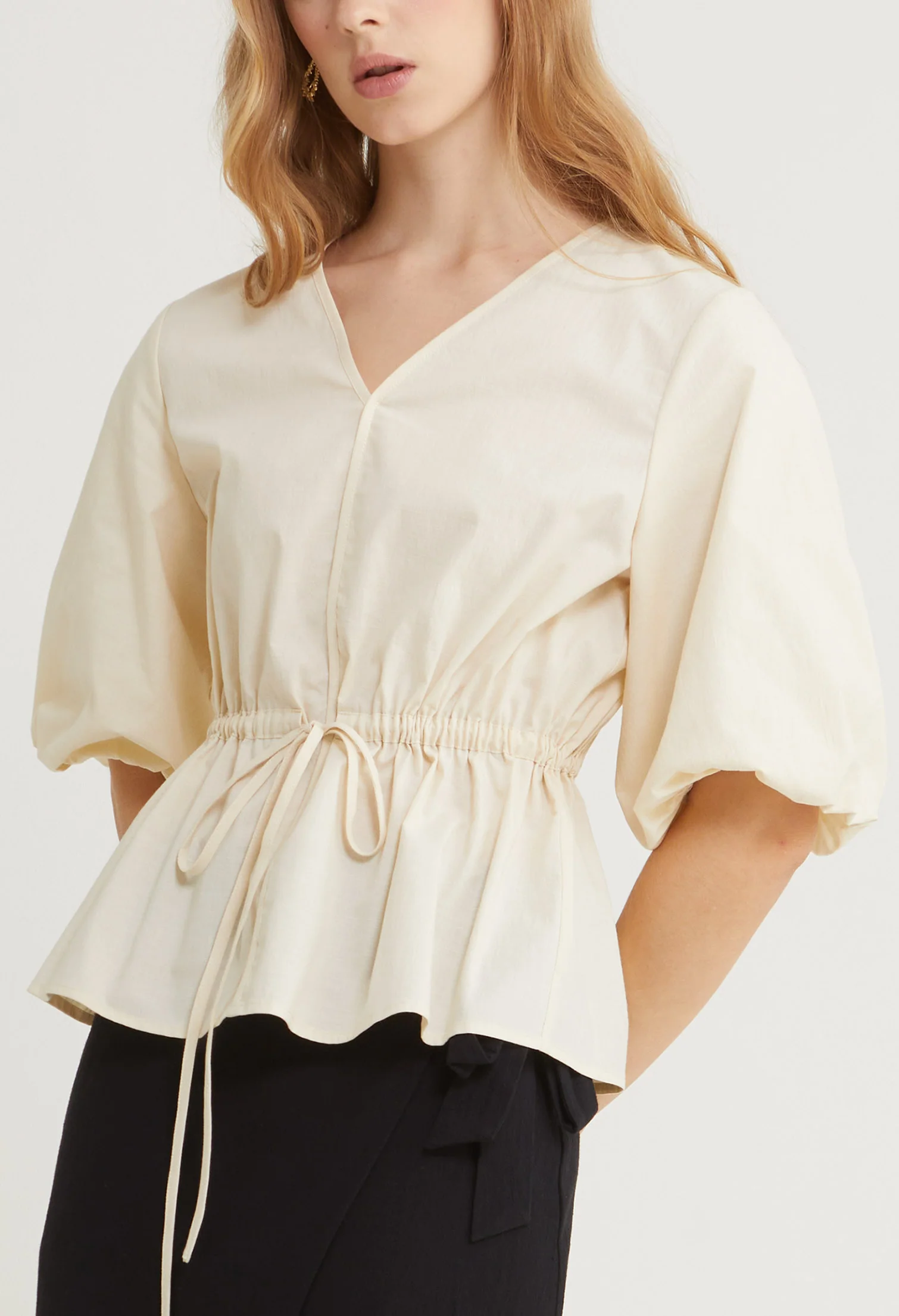 Palm Breeze Slip-On Top