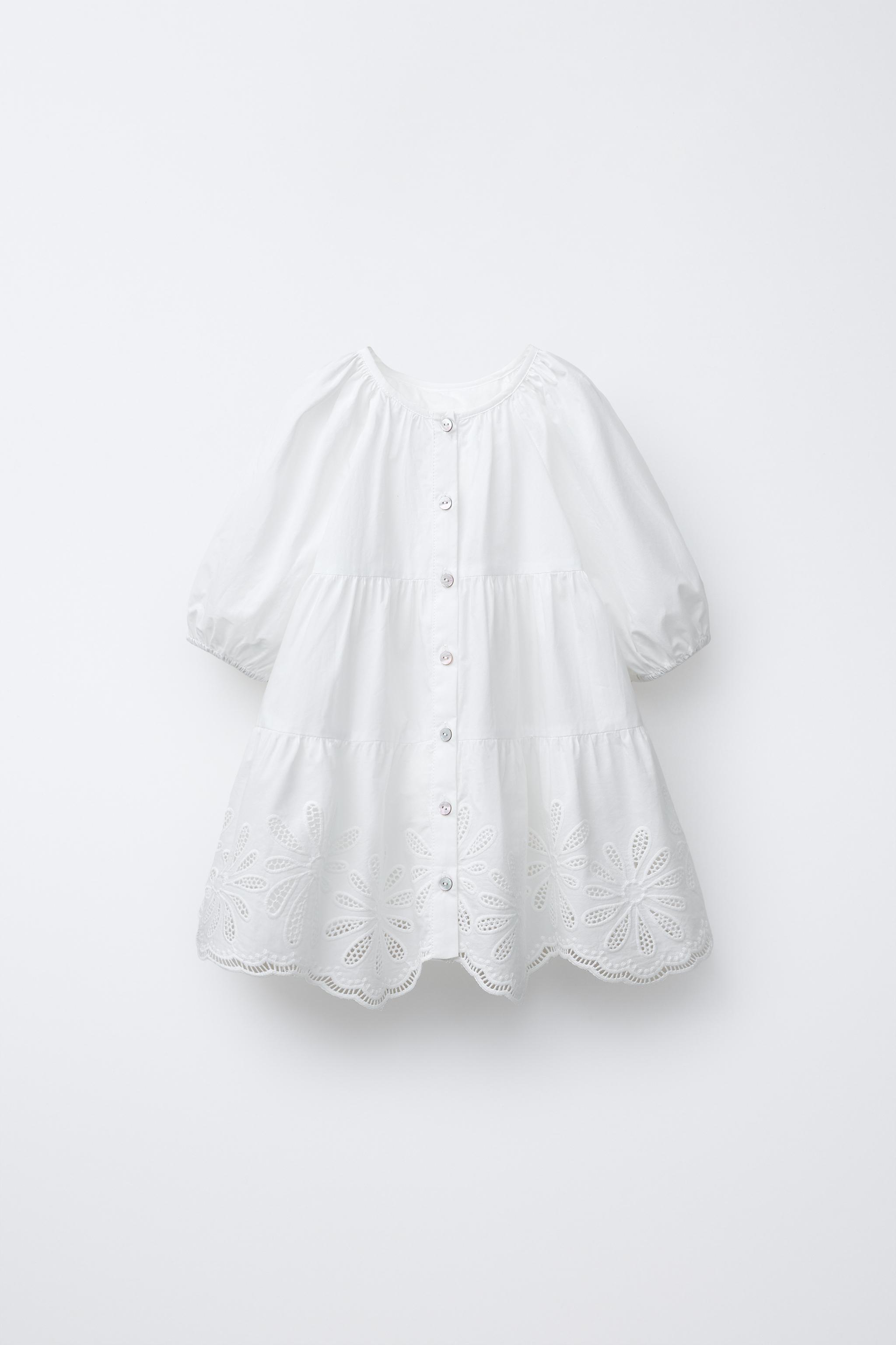 EMBROIDERED FLORAL DRESS