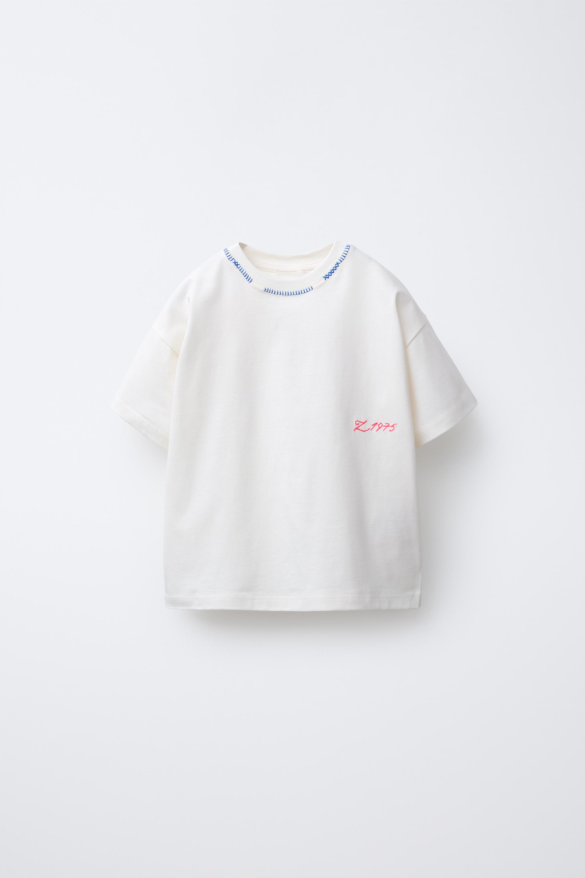 LOBSTER EMBROIDERY T-SHIRT